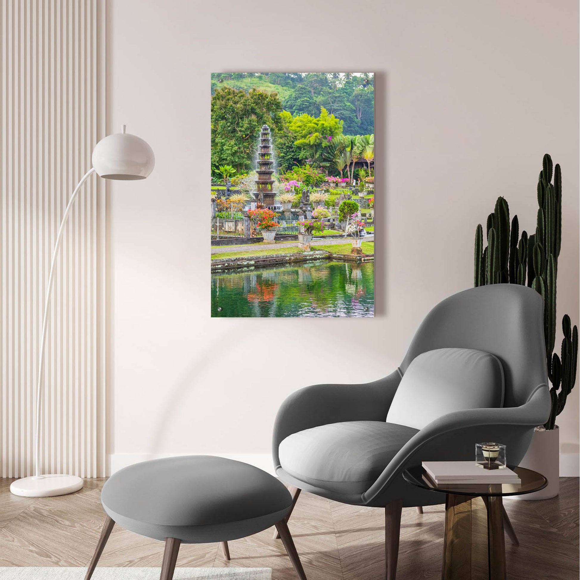 Epic Art 'Ujung Water Palace' by Mark A Paulda, Acrylic Glass Wall Art,24x36