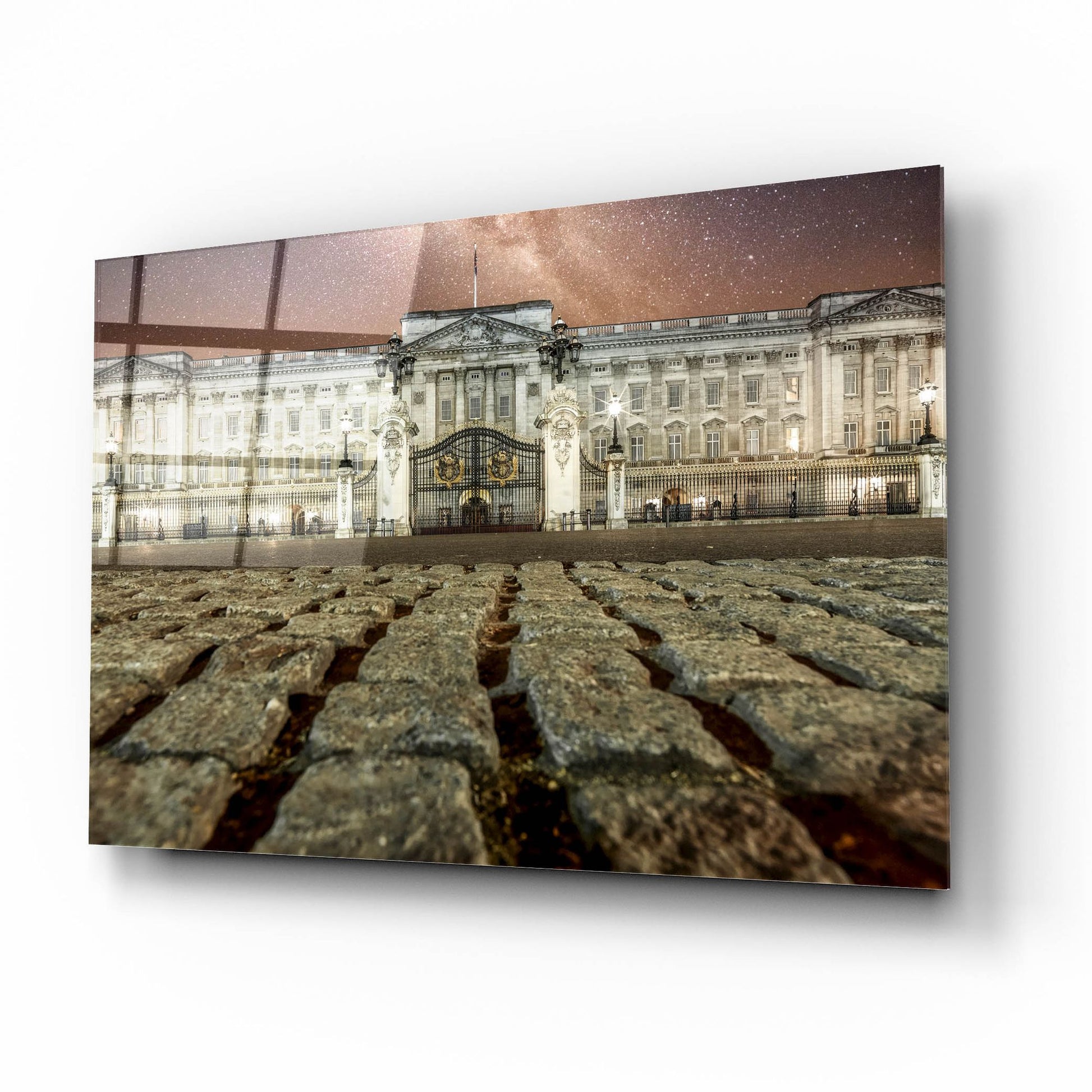 Epic Art 'Down Low At Buckingham Palace' by Mark A Paulda, Acrylic Glass Wall Art,16x12