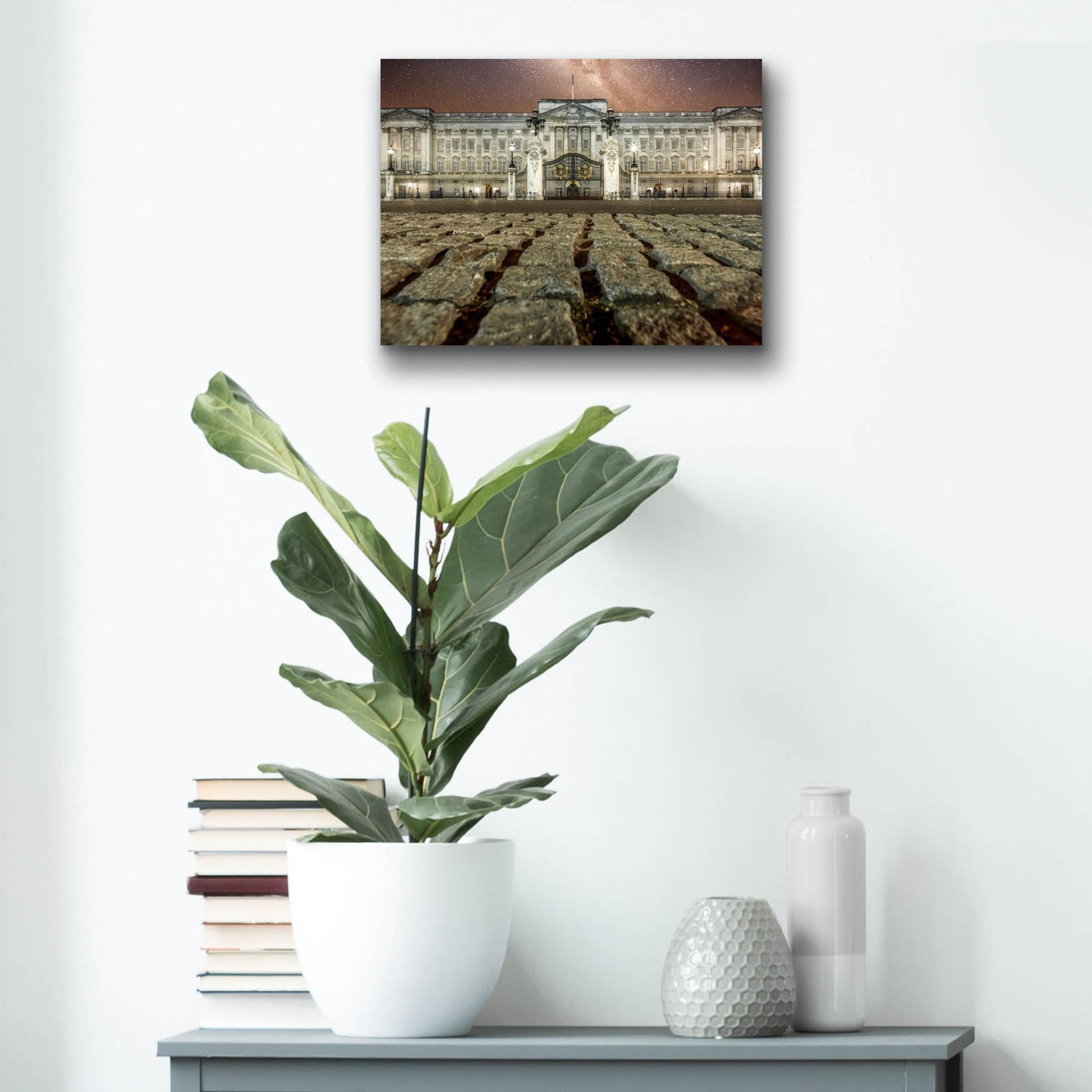 Epic Art 'Down Low At Buckingham Palace' by Mark A Paulda, Acrylic Glass Wall Art,16x12