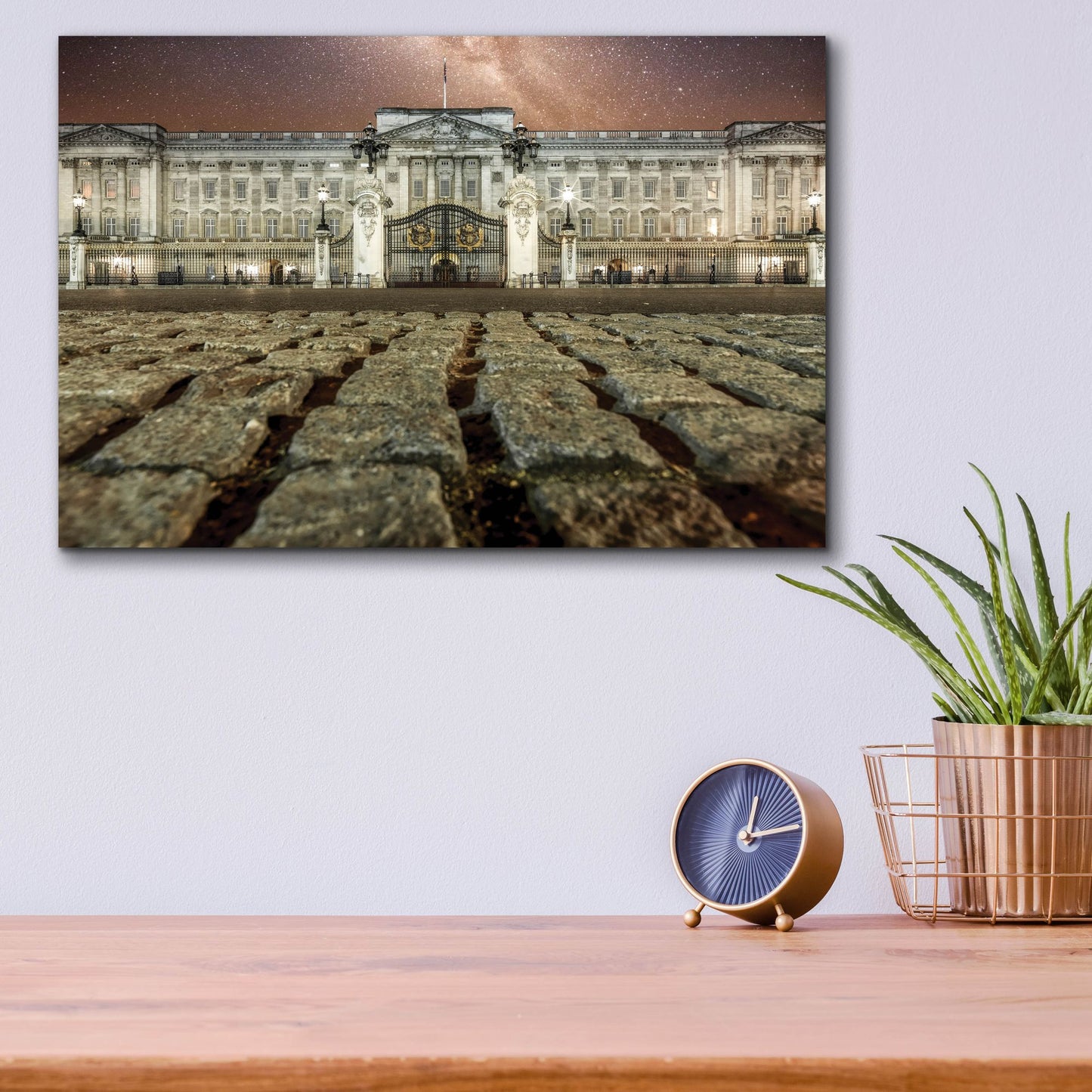 Epic Art 'Down Low At Buckingham Palace' by Mark A Paulda, Acrylic Glass Wall Art,16x12