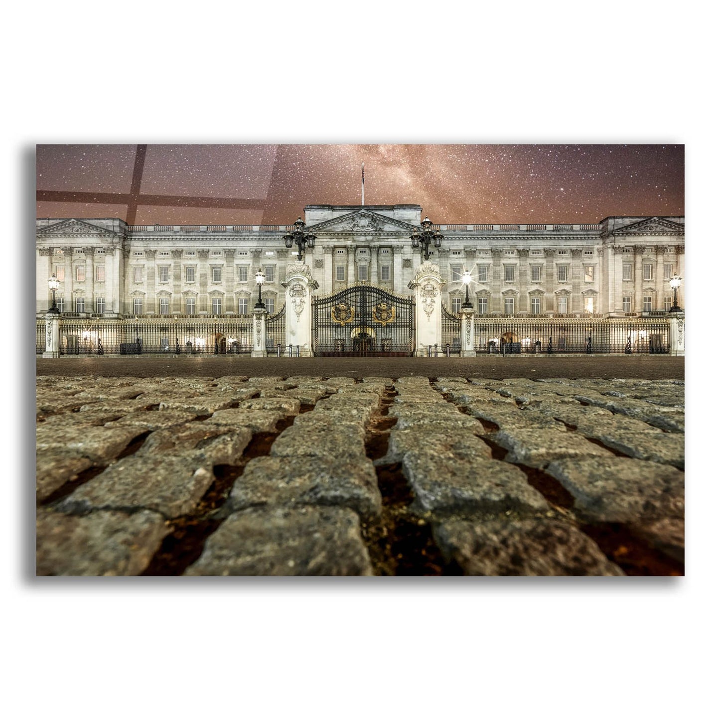 Epic Art 'Down Low At Buckingham Palace' by Mark A Paulda, Acrylic Glass Wall Art,16x12