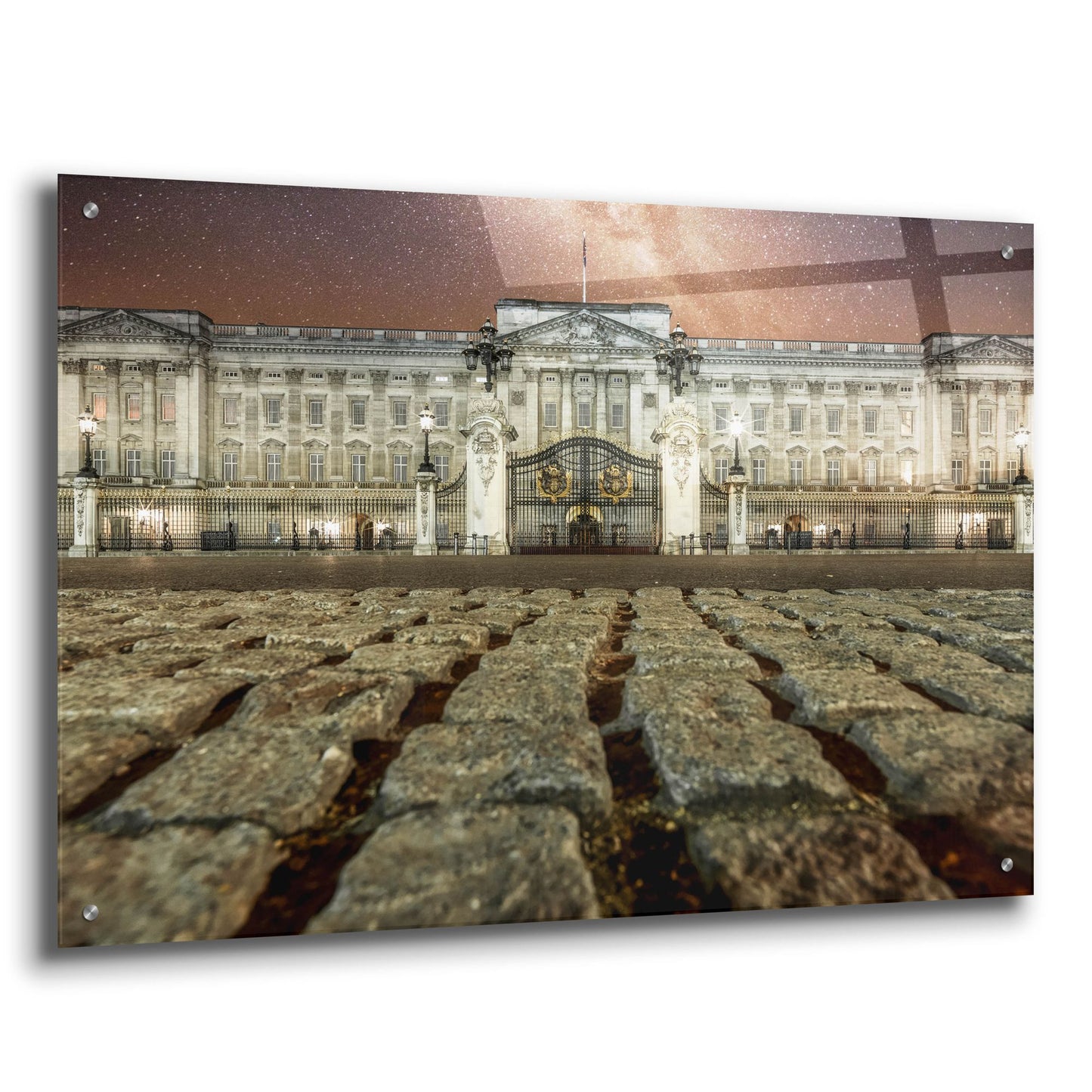 Epic Art 'Down Low At Buckingham Palace' by Mark A Paulda, Acrylic Glass Wall Art,36x24