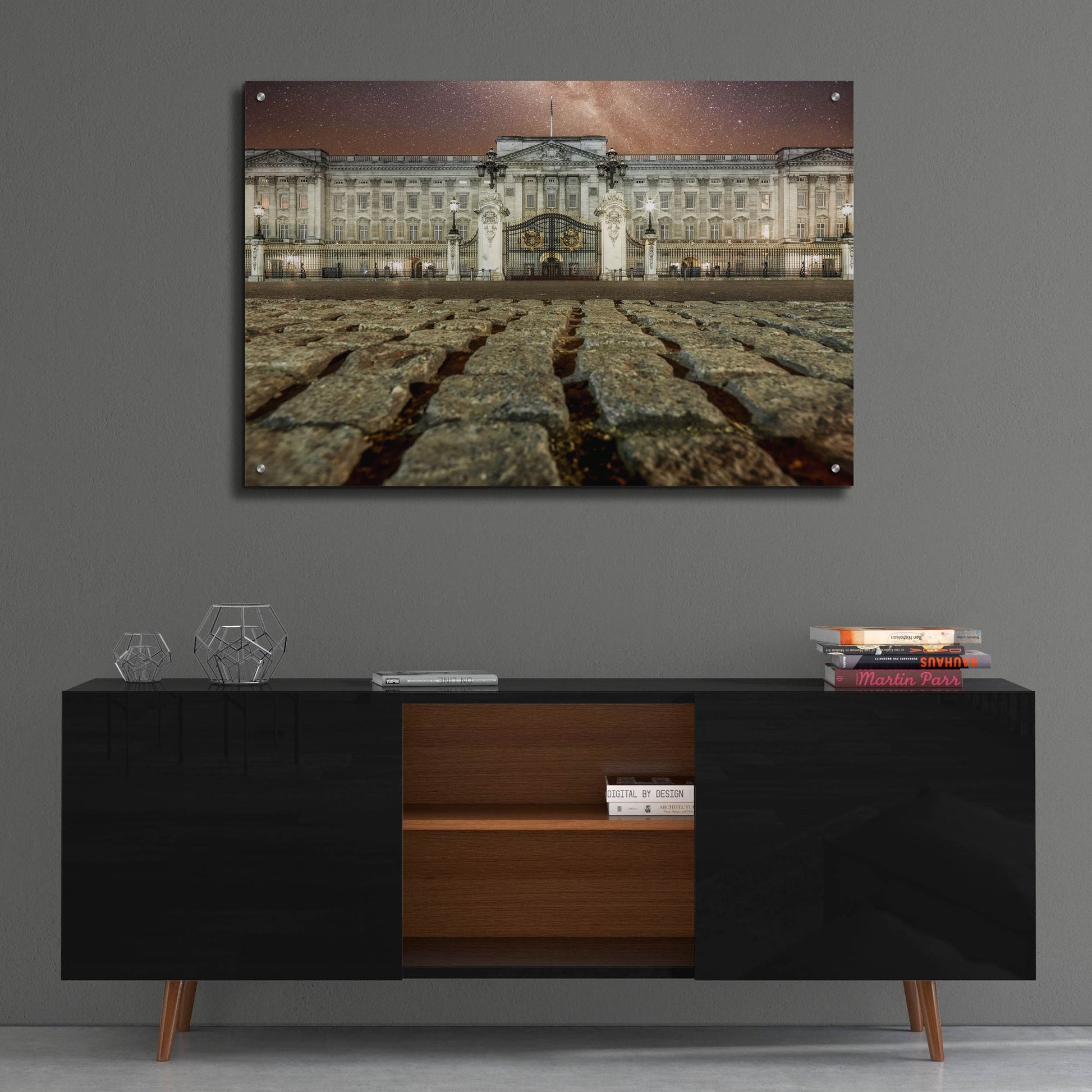 Epic Art 'Down Low At Buckingham Palace' by Mark A Paulda, Acrylic Glass Wall Art,36x24