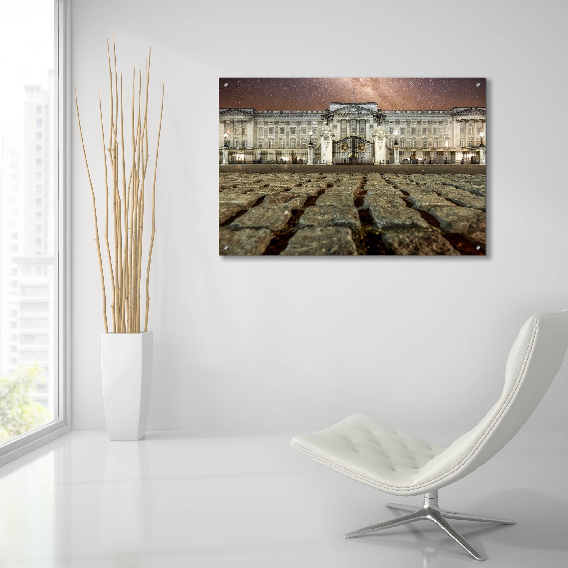 Epic Art 'Down Low At Buckingham Palace' by Mark A Paulda, Acrylic Glass Wall Art,36x24