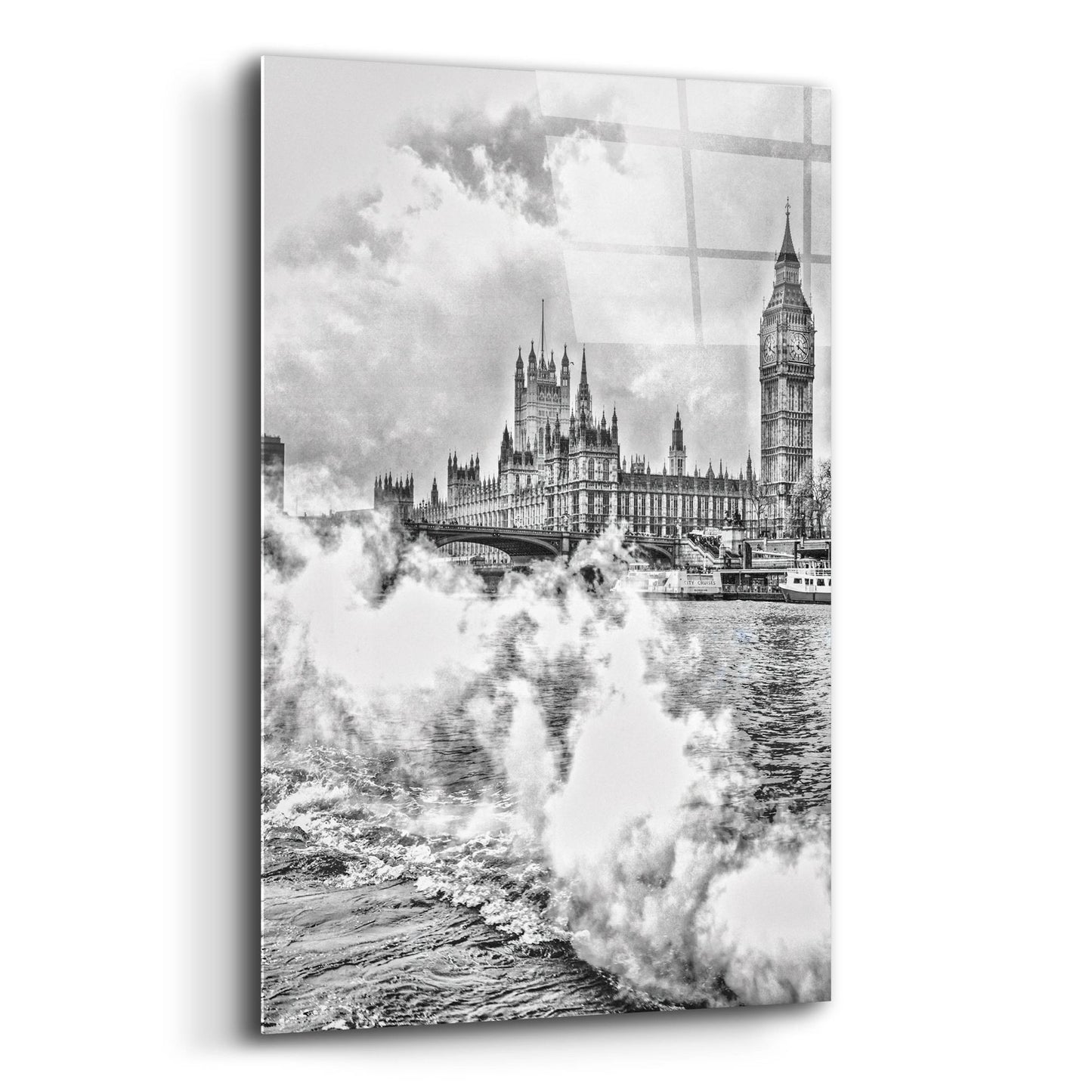 Epic Art 'London The Big Smoke' by Mark A Paulda, Acrylic Glass Wall Art,12x16