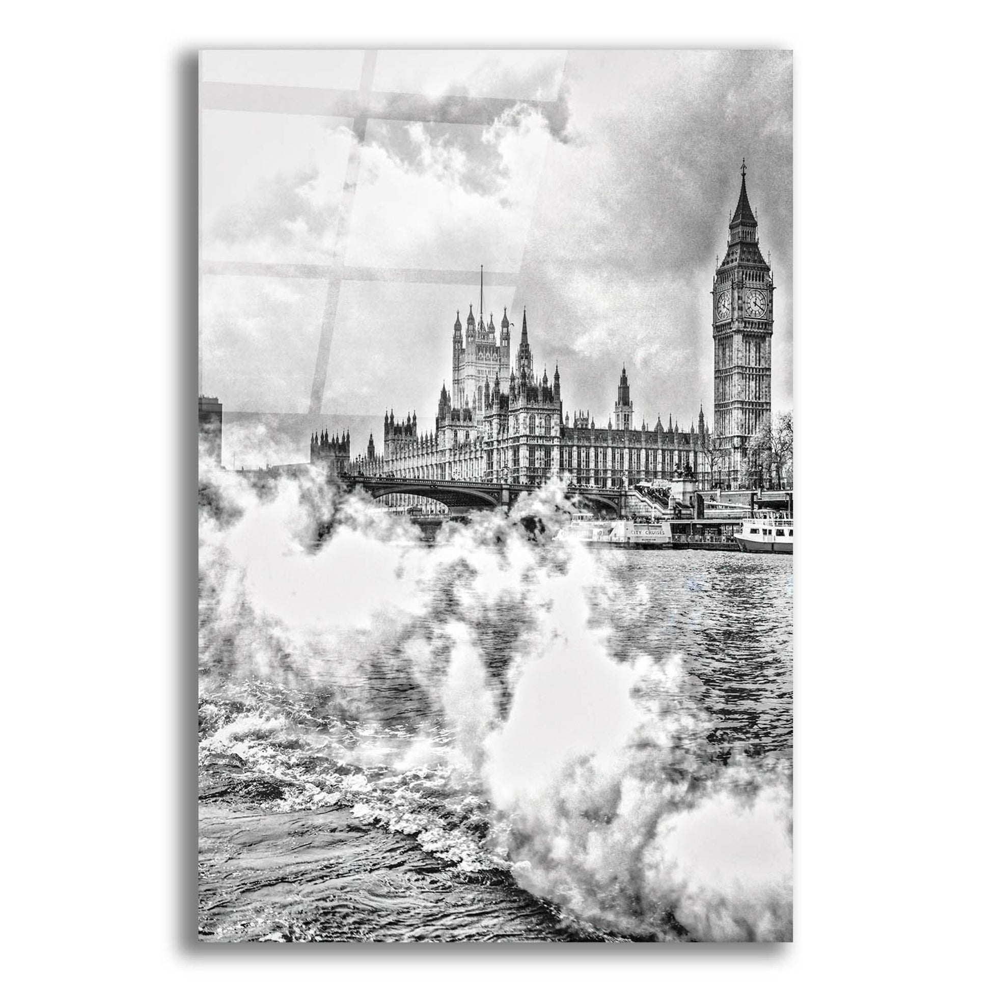 Epic Art 'London The Big Smoke' by Mark A Paulda, Acrylic Glass Wall Art,12x16