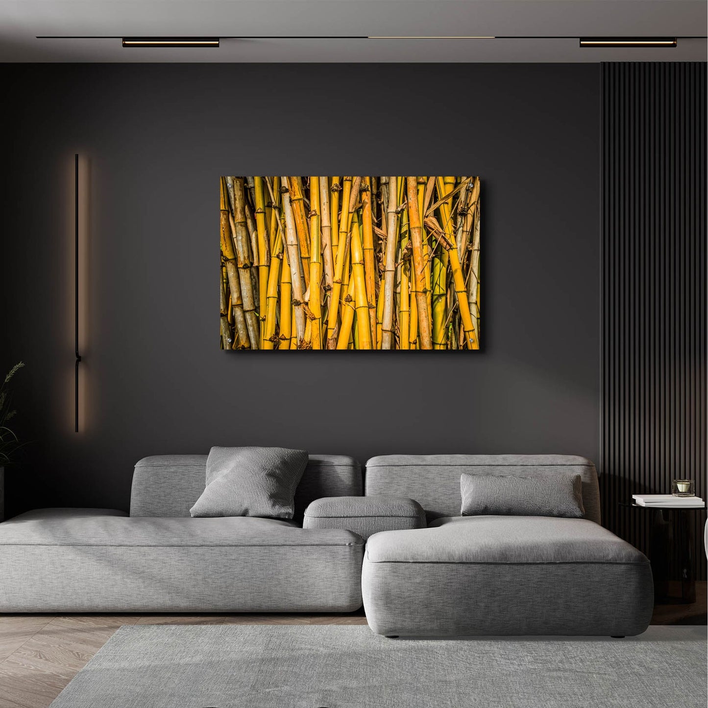 Epic Art 'Bamboo' by Mark A Paulda, Acrylic Glass Wall Art,36x24