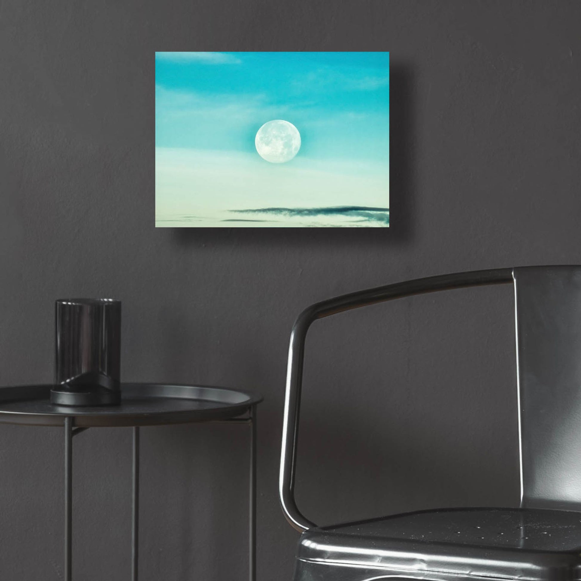 Epic Art 'Blue Moon' by Mark A Paulda, Acrylic Glass Wall Art,16x12