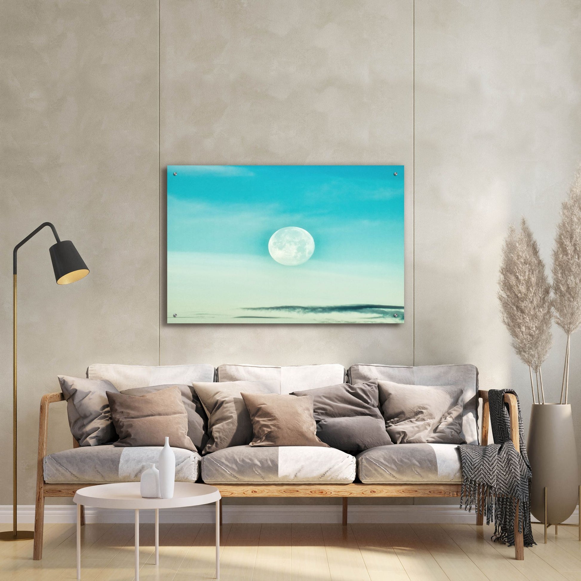 Epic Art 'Blue Moon' by Mark A Paulda, Acrylic Glass Wall Art,36x24