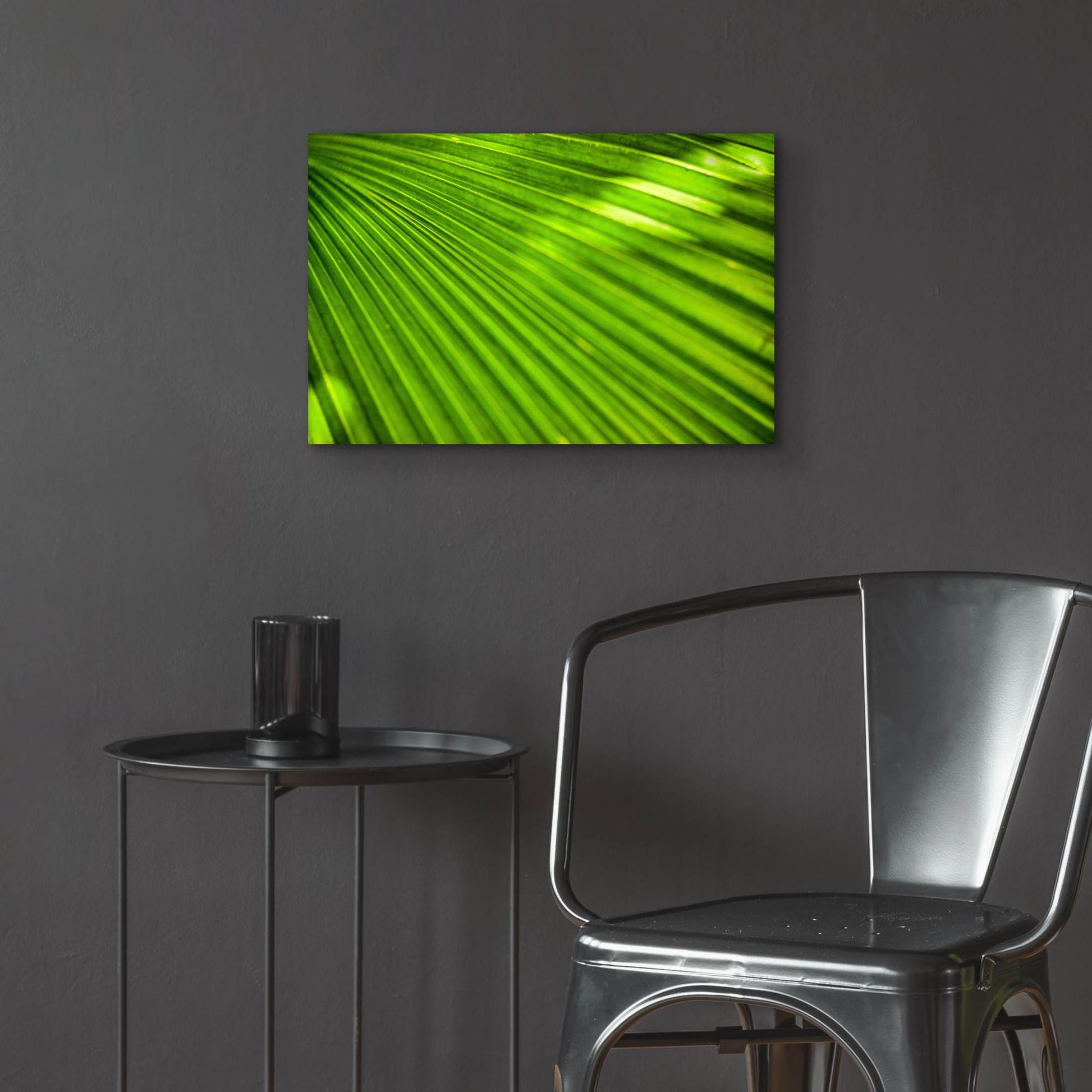 Epic Art 'Green Palm Frond' by Mark A Paulda, Acrylic Glass Wall Art,24x16