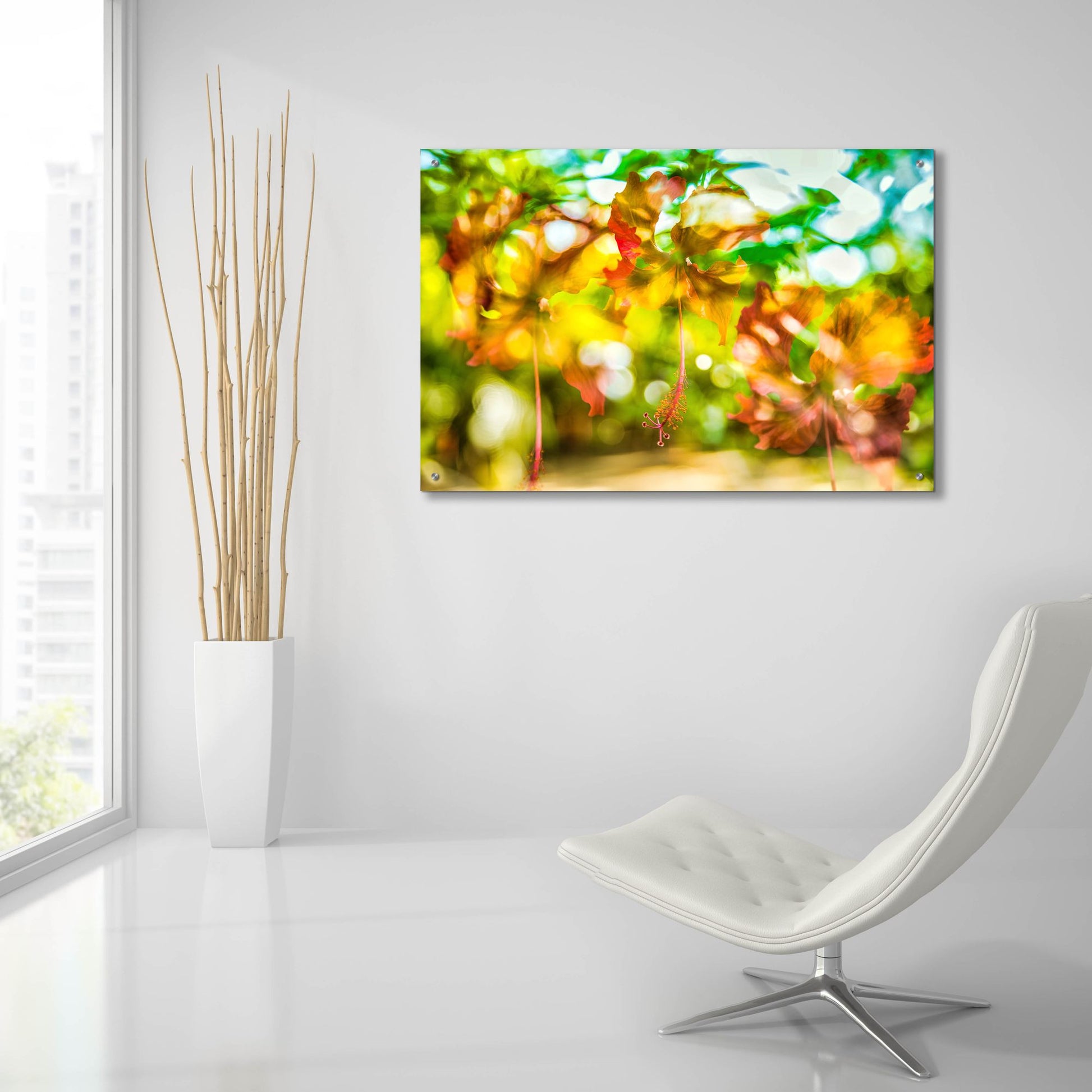 Epic Art 'Tropical Ecstasy' by Mark A Paulda, Acrylic Glass Wall Art,36x24