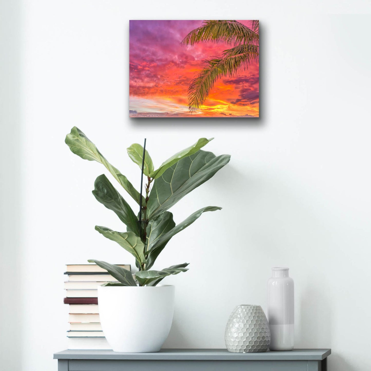 Epic Art 'Tropical Treat' by Mark A Paulda, Acrylic Glass Wall Art,16x12