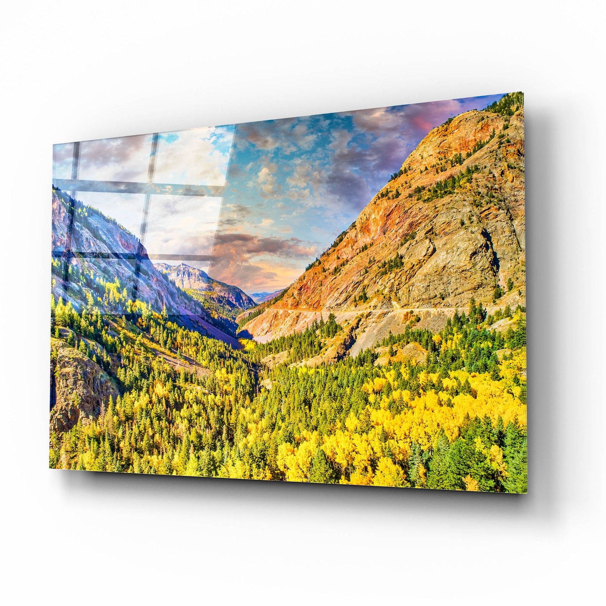 Epic Art 'Million Dollar View' by Mark A Paulda, Acrylic Glass Wall Art,16x12