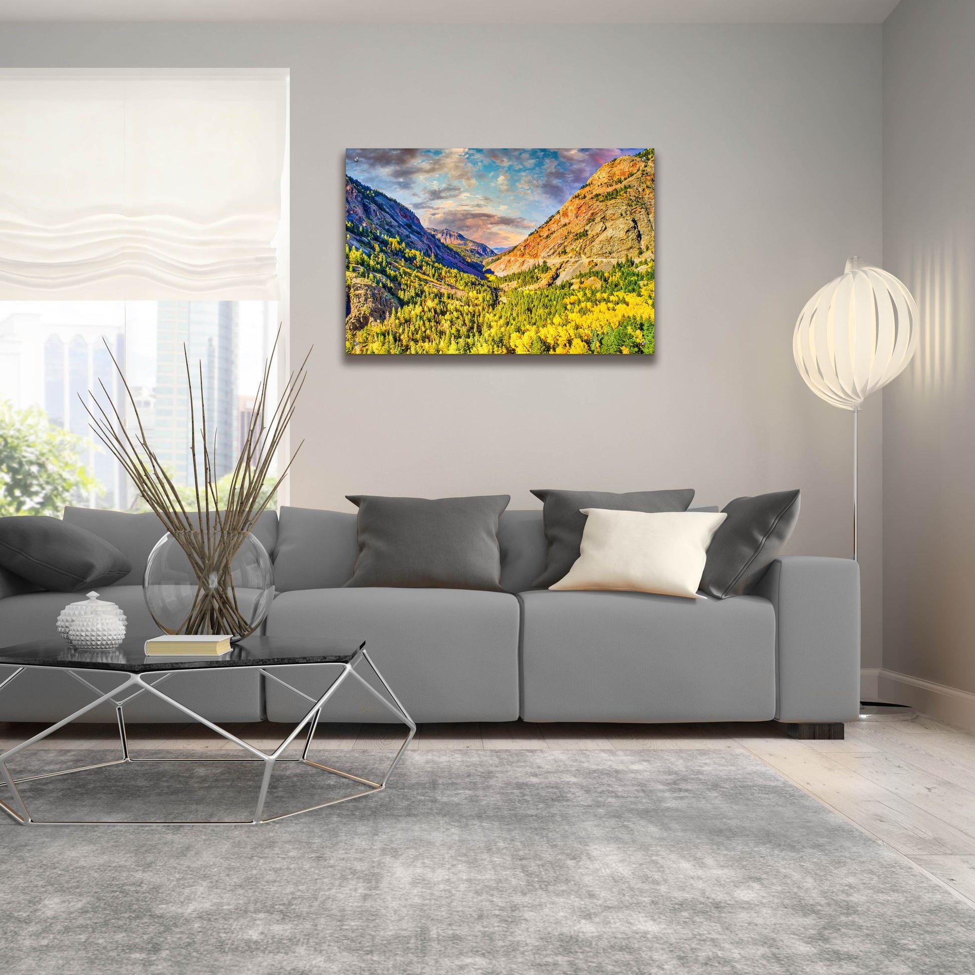 Epic Art 'Million Dollar View' by Mark A Paulda, Acrylic Glass Wall Art,36x24