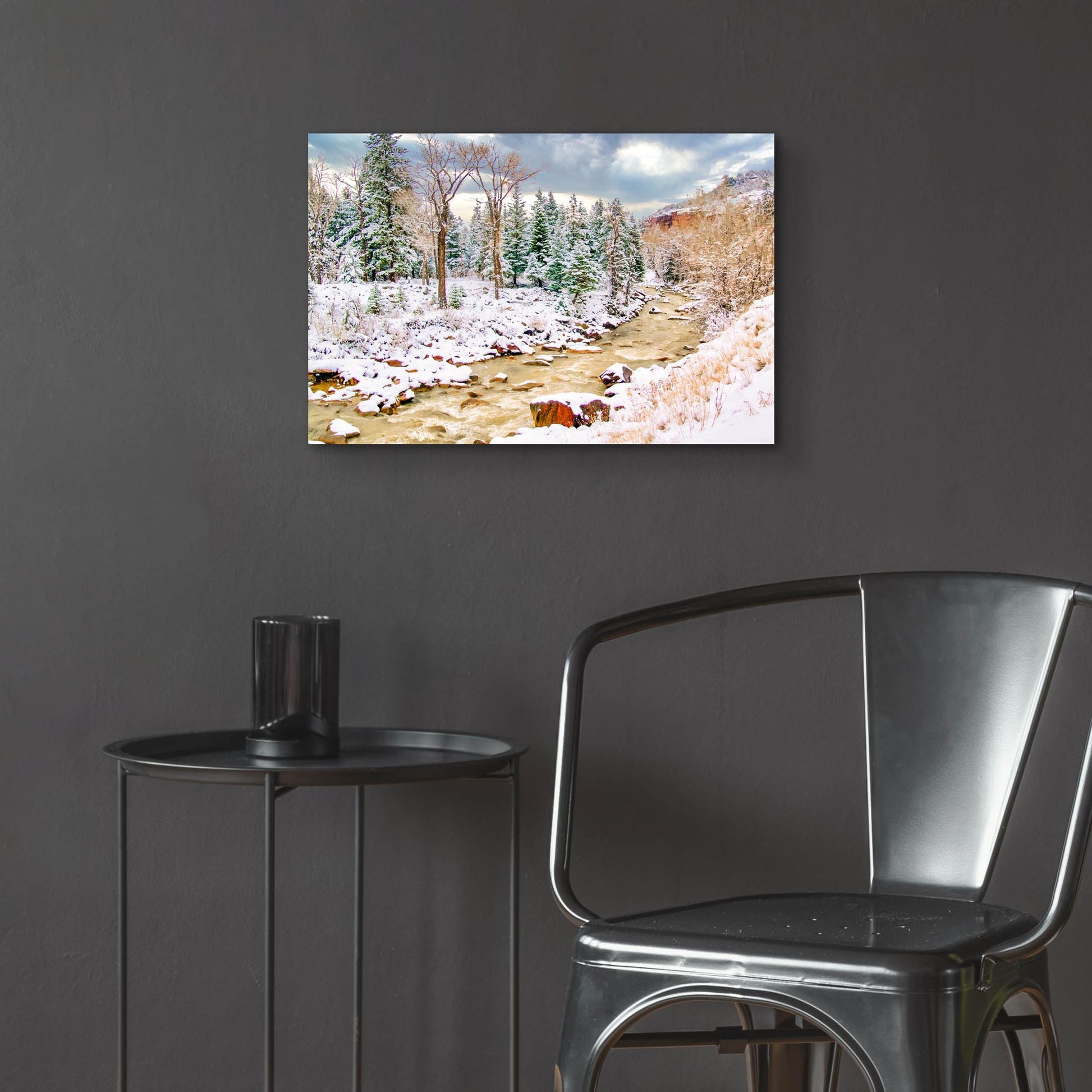 Epic Art 'Uncompahgre Snow' by Mark A Paulda, Acrylic Glass Wall Art,24x16