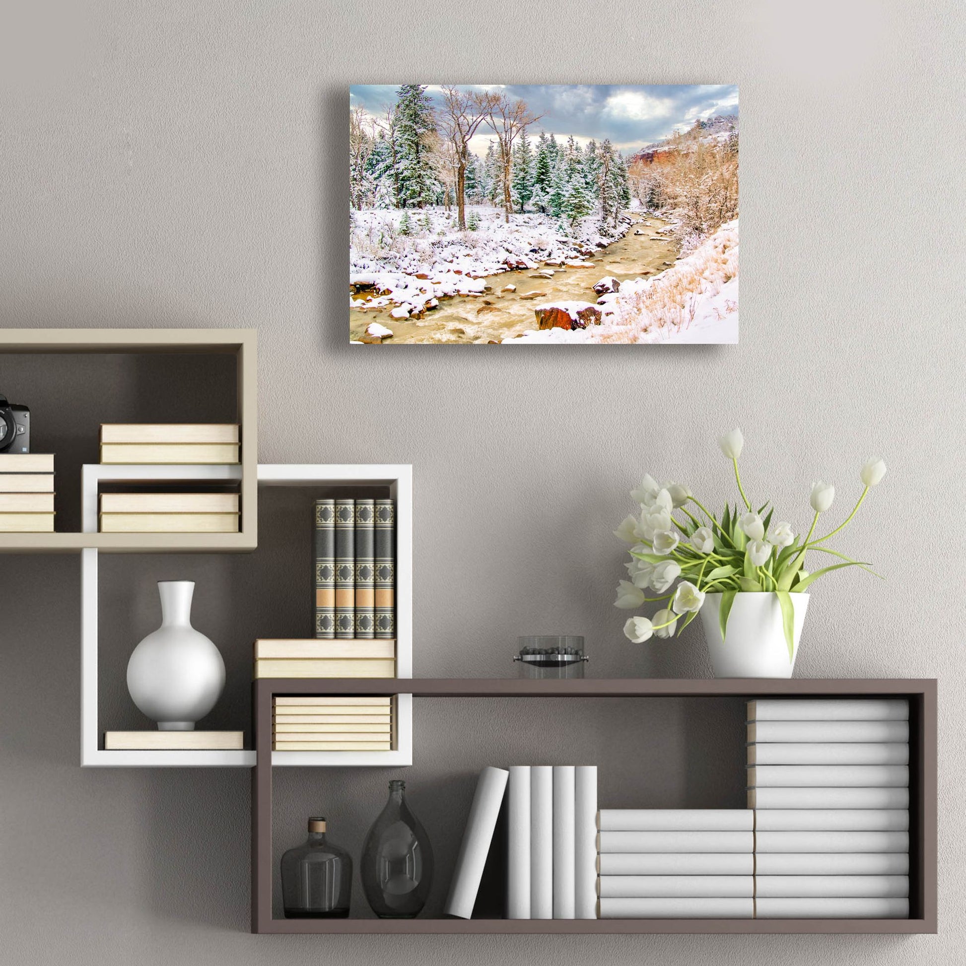 Epic Art 'Uncompahgre Snow' by Mark A Paulda, Acrylic Glass Wall Art,24x16