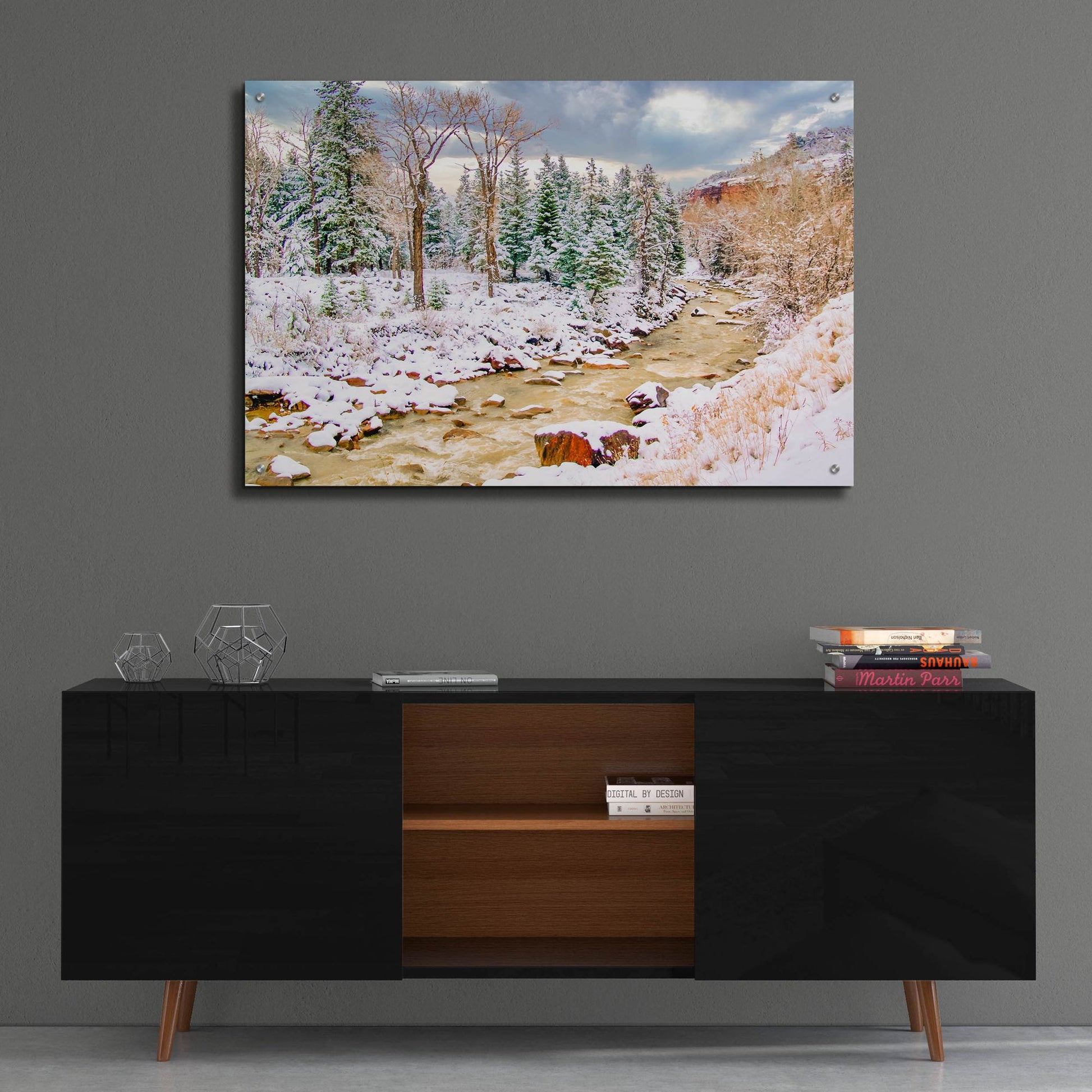 Epic Art 'Uncompahgre Snow' by Mark A Paulda, Acrylic Glass Wall Art,36x24