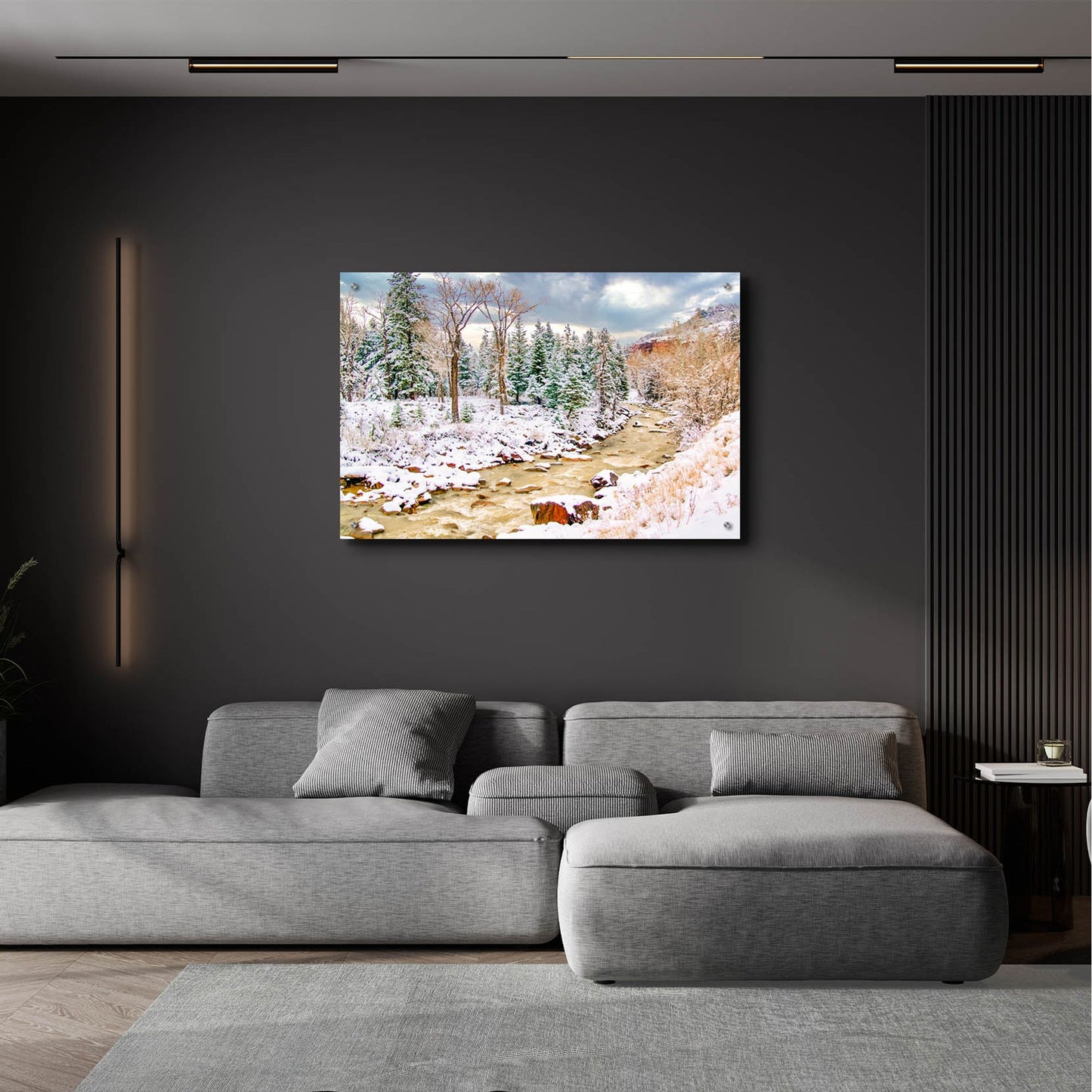 Epic Art 'Uncompahgre Snow' by Mark A Paulda, Acrylic Glass Wall Art,36x24