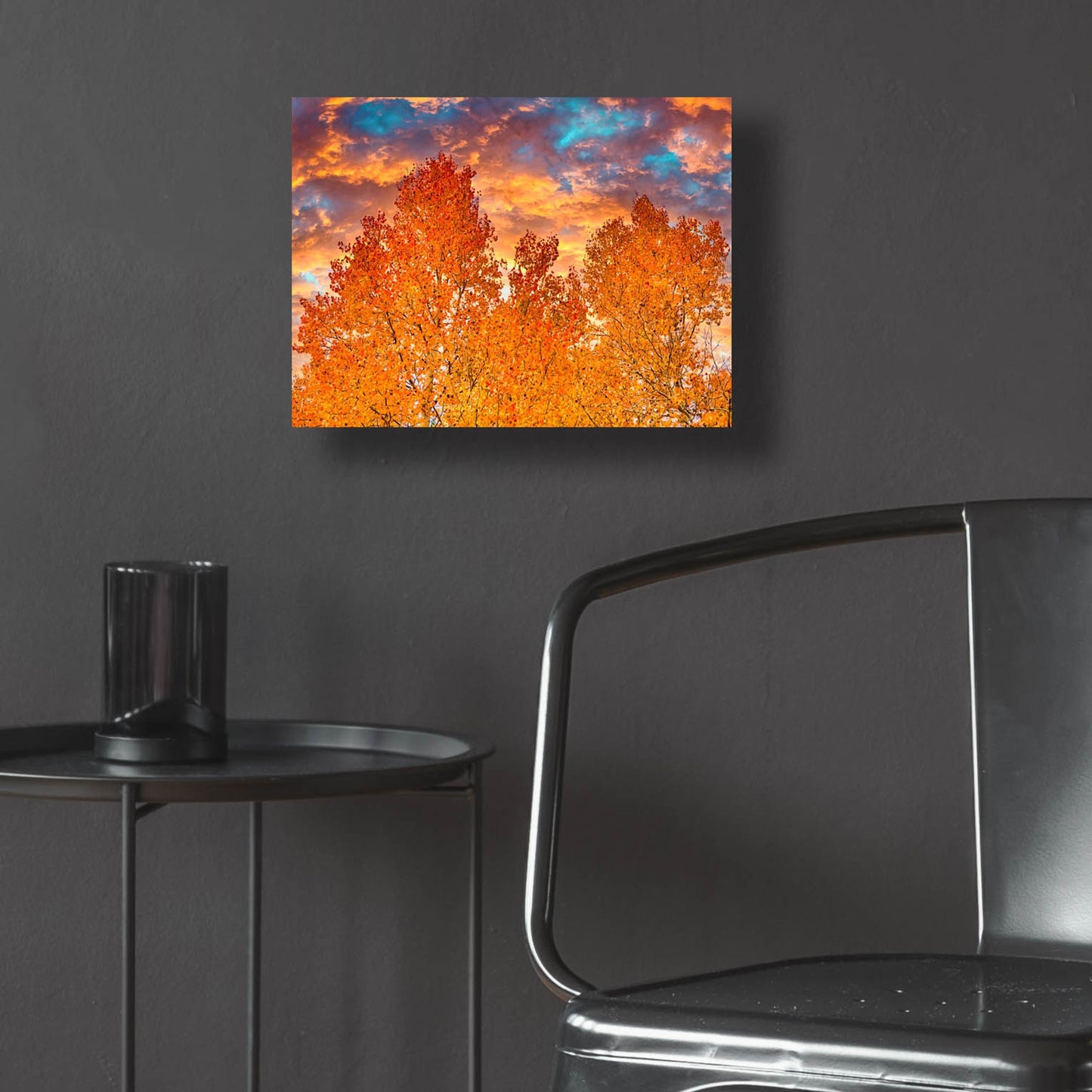 Epic Art 'Wyoming Autumn' by Mark A Paulda, Acrylic Glass Wall Art,16x12