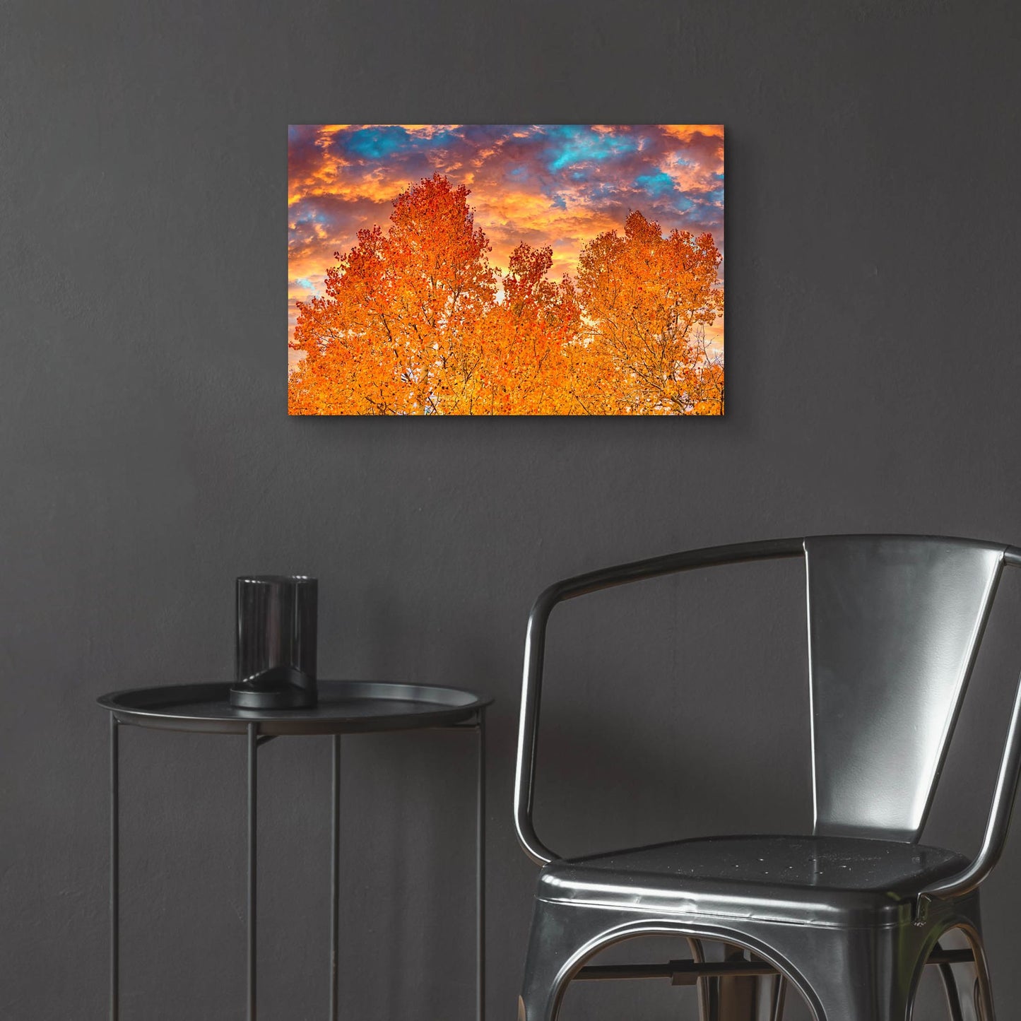 Epic Art 'Wyoming Autumn' by Mark A Paulda, Acrylic Glass Wall Art,24x16