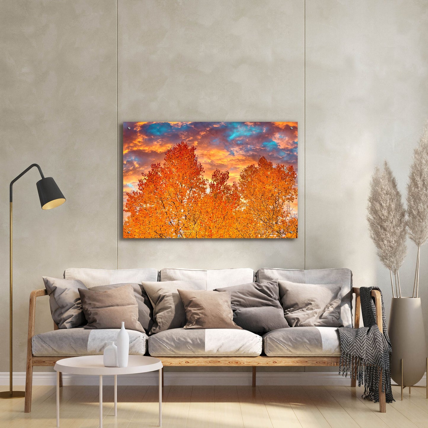 Epic Art 'Wyoming Autumn' by Mark A Paulda, Acrylic Glass Wall Art,36x24