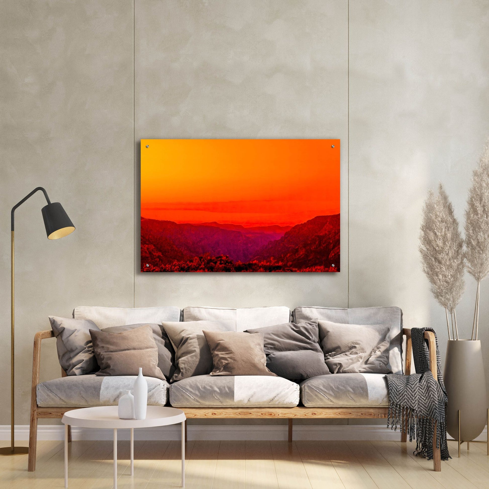 Epic Art 'New Mexico Drama' by Mark A Paulda, Acrylic Glass Wall Art,36x24