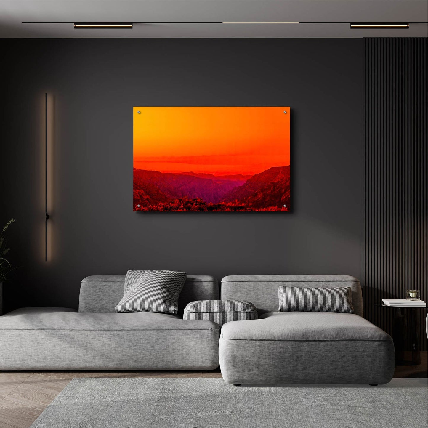 Epic Art 'New Mexico Drama' by Mark A Paulda, Acrylic Glass Wall Art,36x24