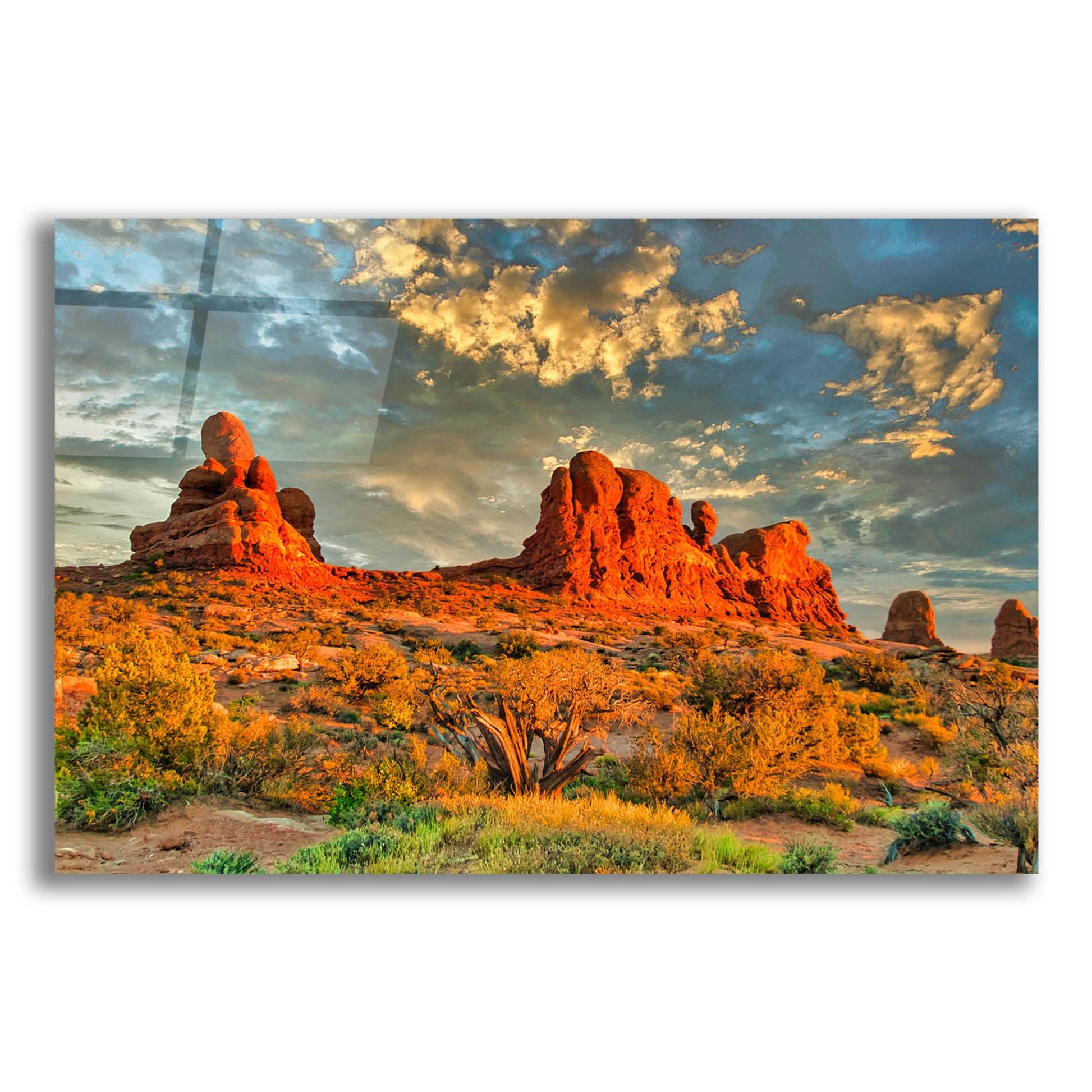 Epic Art 'Southern Utah Late Afternoon' by Mark A Paulda, Acrylic Glass Wall Art,16x12