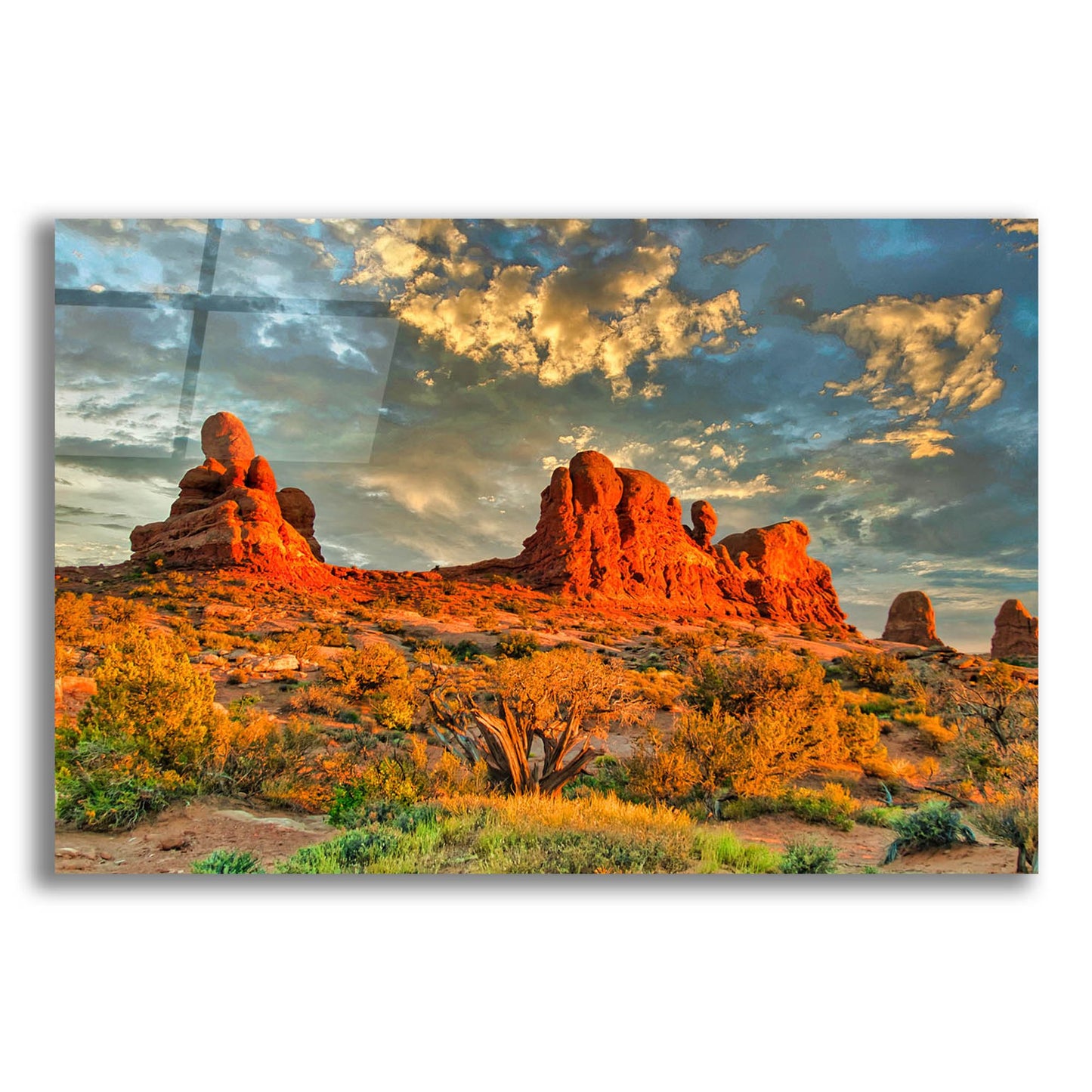 Epic Art 'Southern Utah Late Afternoon' by Mark A Paulda, Acrylic Glass Wall Art,24x16