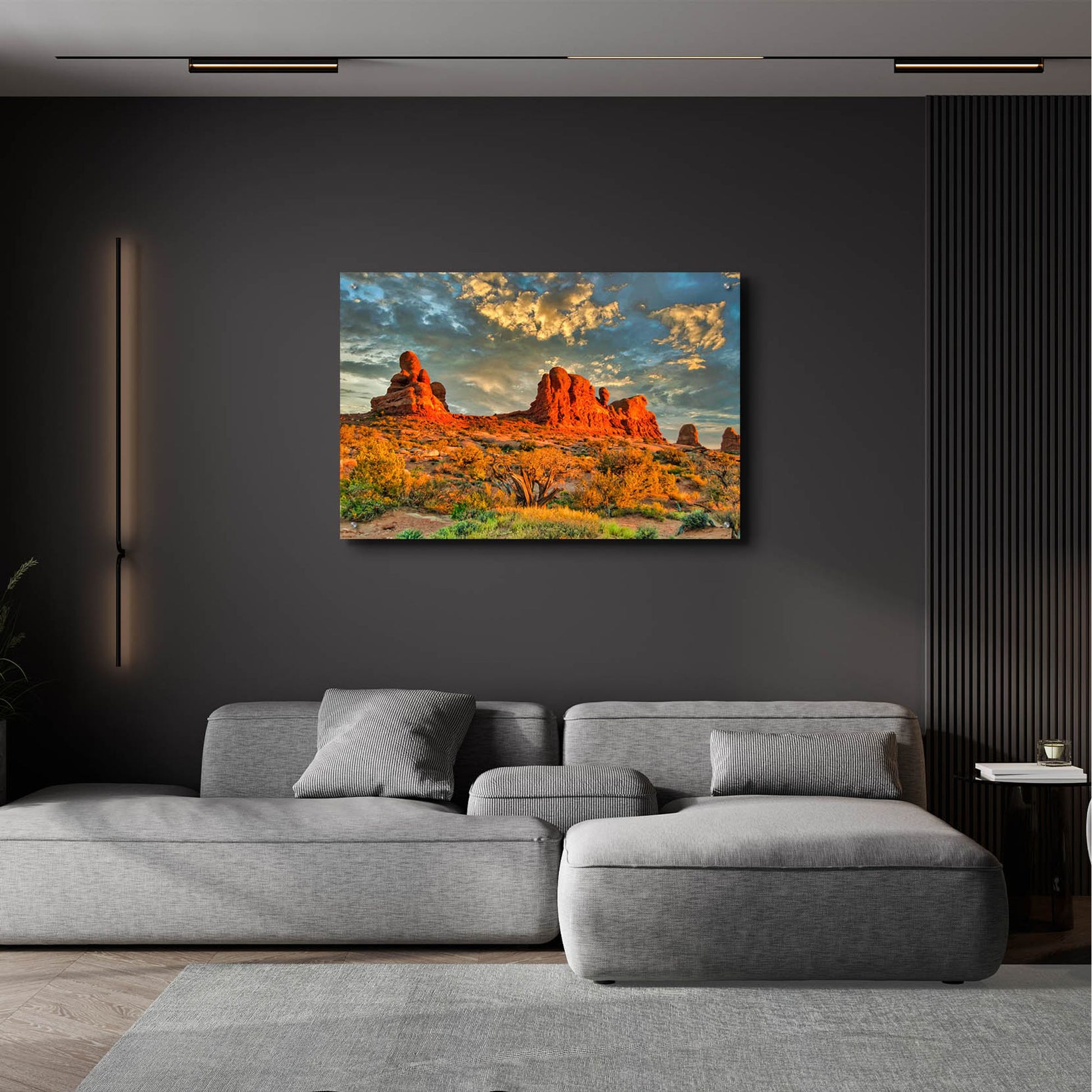 Epic Art 'Southern Utah Late Afternoon' by Mark A Paulda, Acrylic Glass Wall Art,36x24