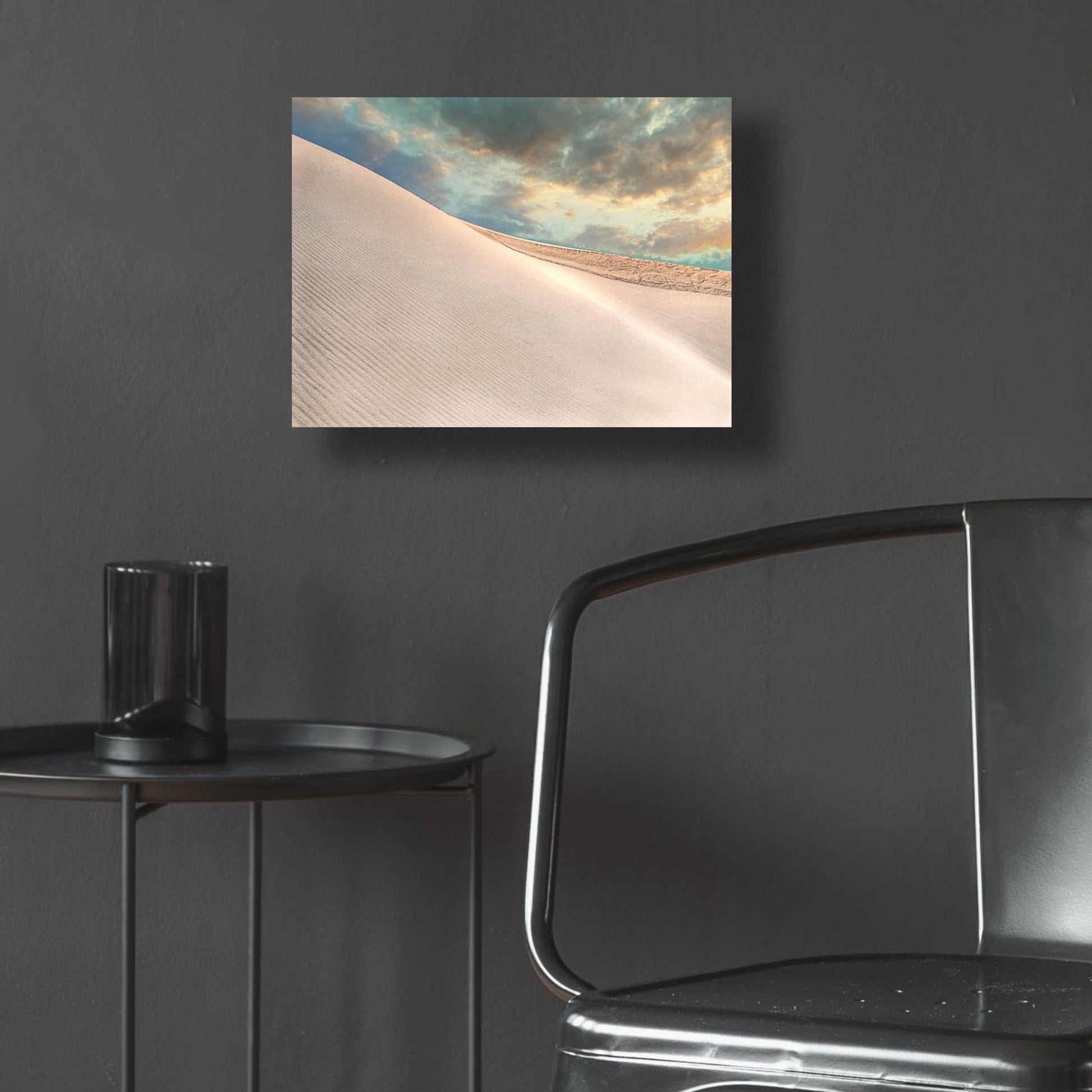 Epic Art 'Tranquil White Sands' by Mark A Paulda, Acrylic Glass Wall Art,16x12