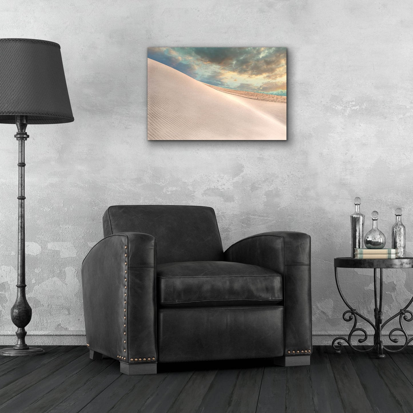 Epic Art 'Tranquil White Sands' by Mark A Paulda, Acrylic Glass Wall Art,24x16