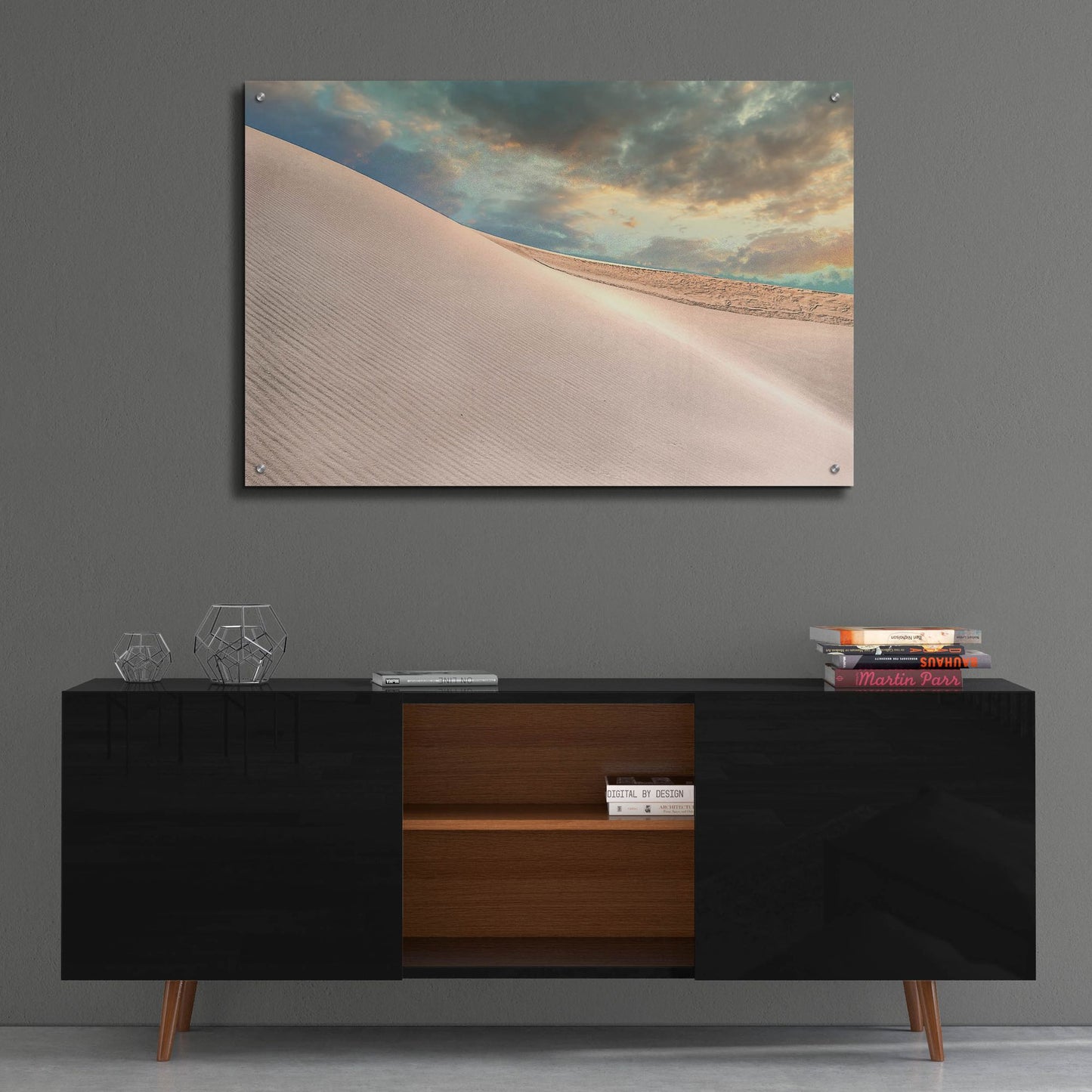 Epic Art 'Tranquil White Sands' by Mark A Paulda, Acrylic Glass Wall Art,36x24