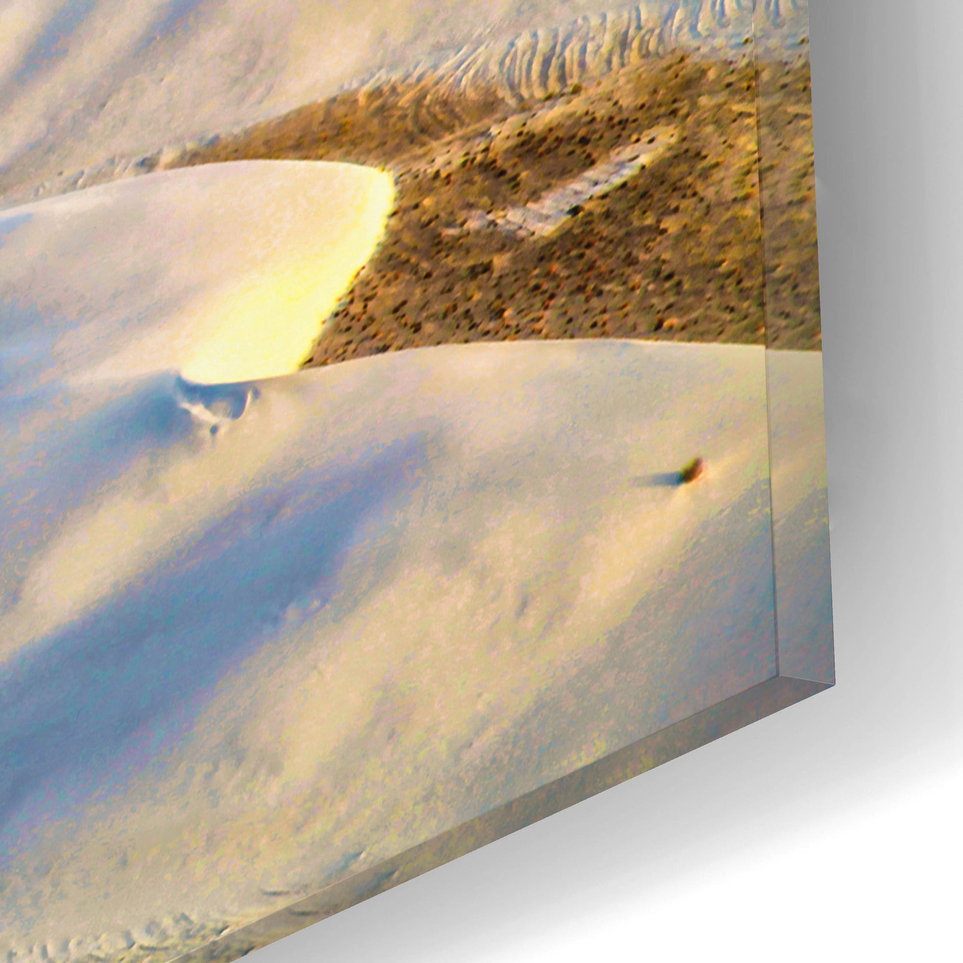 Epic Art 'White Sands Dune Aerial' by Mark A Paulda, Acrylic Glass Wall Art,16x12