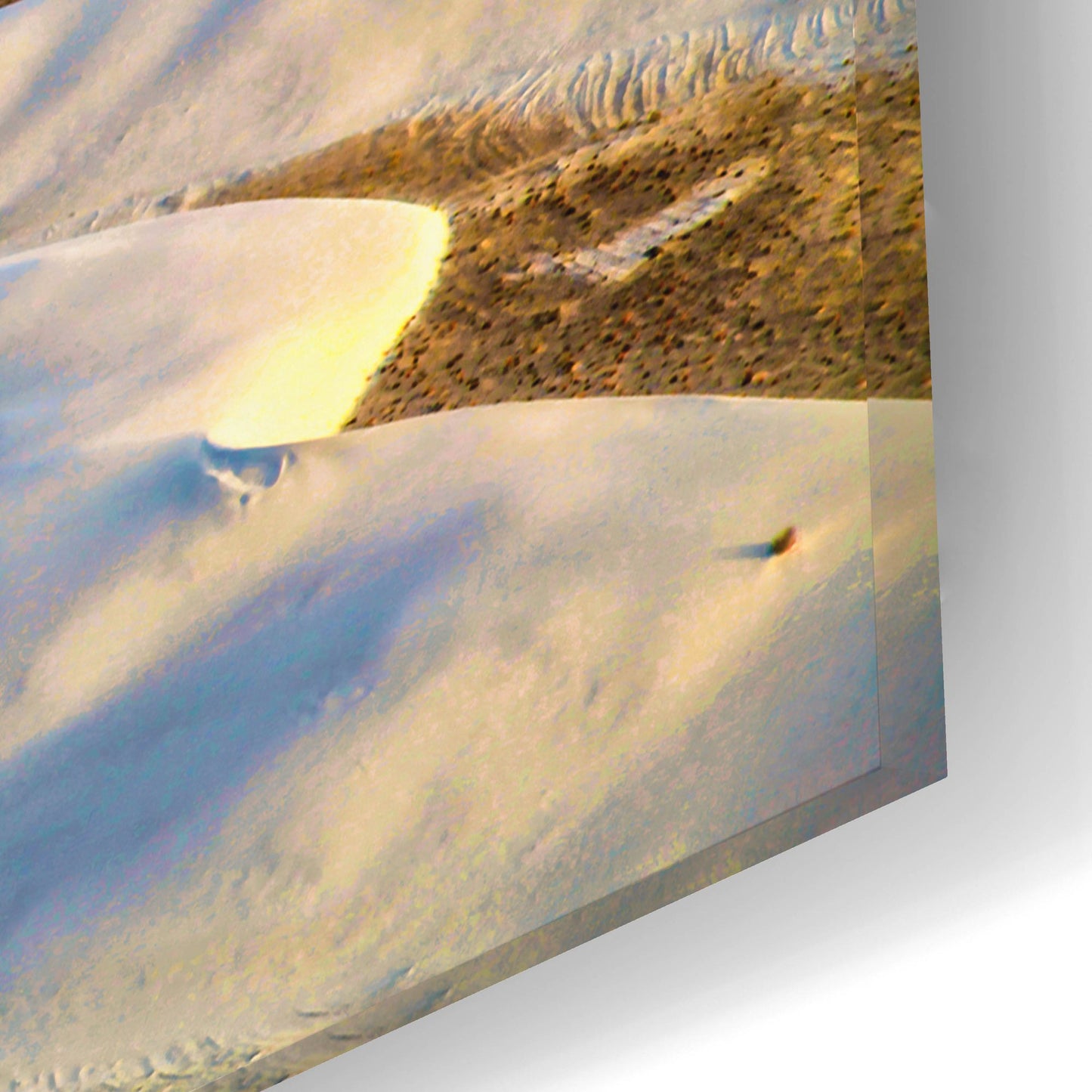 Epic Art 'White Sands Dune Aerial' by Mark A Paulda, Acrylic Glass Wall Art,24x16