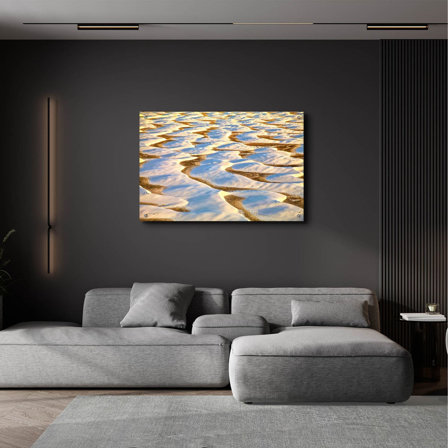 Epic Art 'White Sands Dune Aerial' by Mark A Paulda, Acrylic Glass Wall Art,36x24