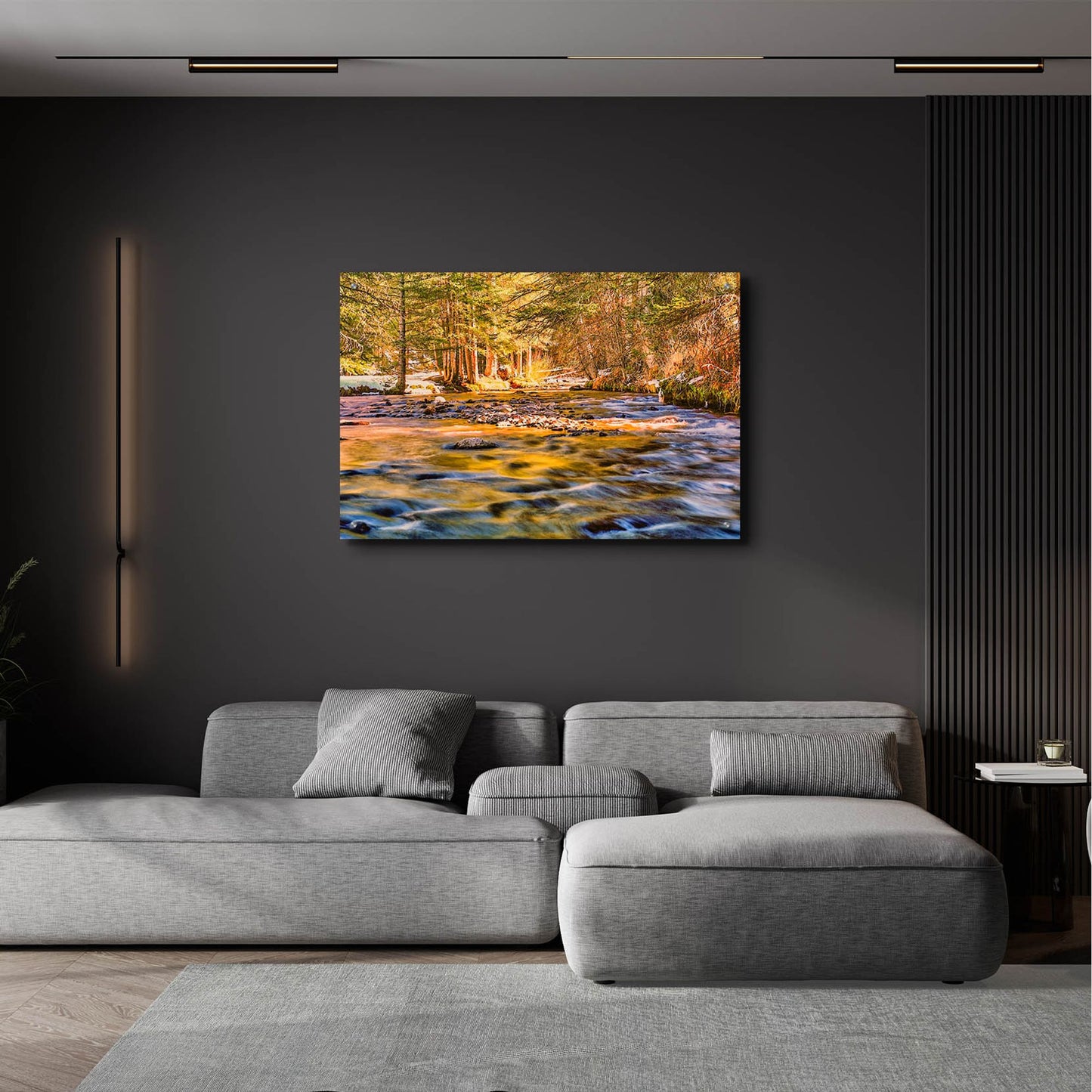 Epic Art 'Golden Hour River Reflection' by Mark A Paulda, Acrylic Glass Wall Art,36x24