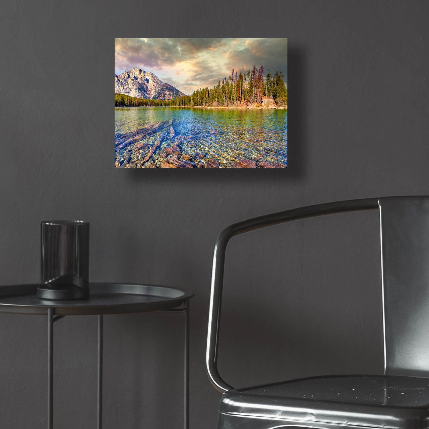 Epic Art 'Grand Tetons Afternoon' by Mark A Paulda, Acrylic Glass Wall Art,16x12