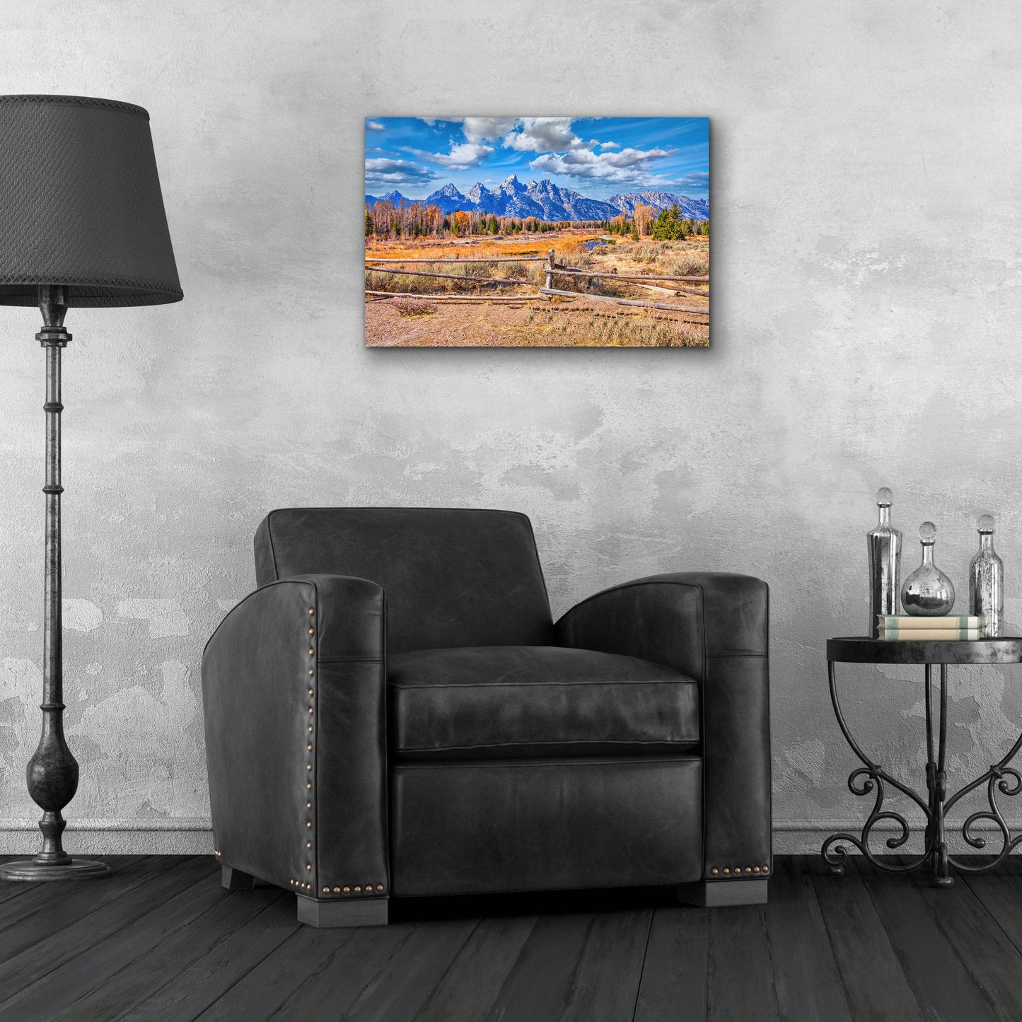 Epic Art 'Grand Tetons' by Mark A Paulda, Acrylic Glass Wall Art,24x16