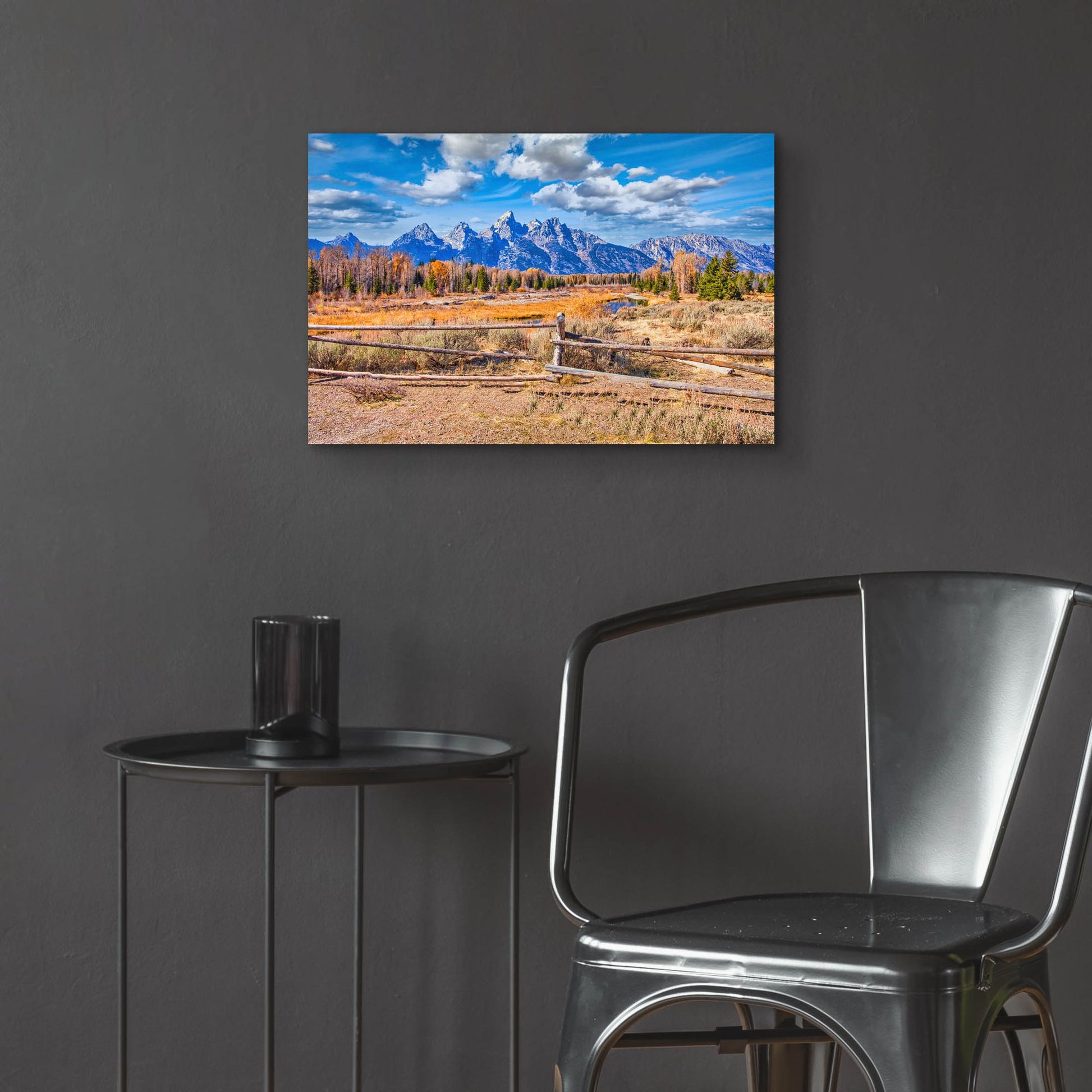 Epic Art 'Grand Tetons' by Mark A Paulda, Acrylic Glass Wall Art,24x16