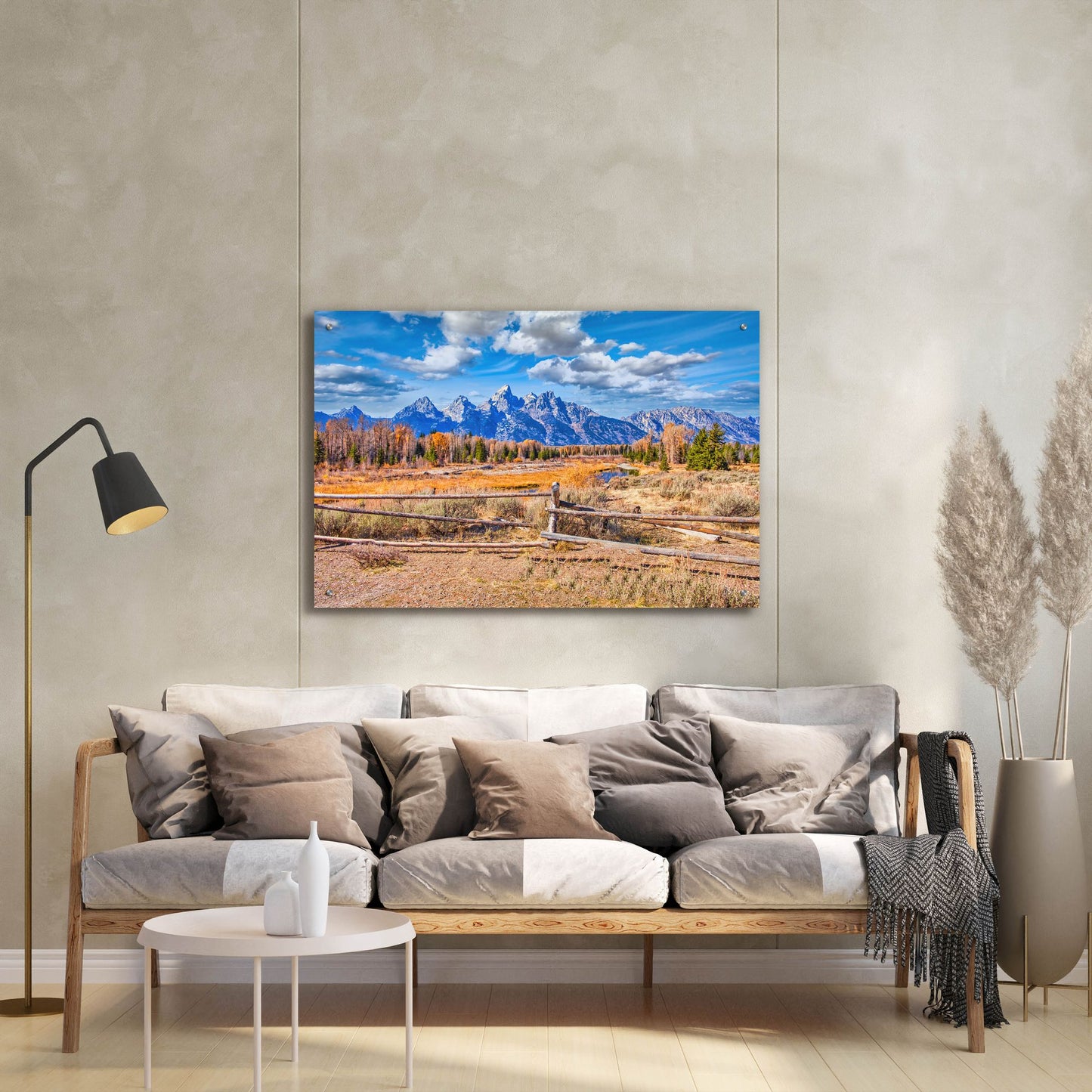 Epic Art 'Grand Tetons' by Mark A Paulda, Acrylic Glass Wall Art,36x24