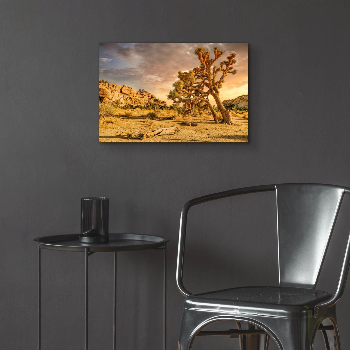 Epic Art 'Joshua Tree Golden Hour' by Mark A Paulda, Acrylic Glass Wall Art,24x16