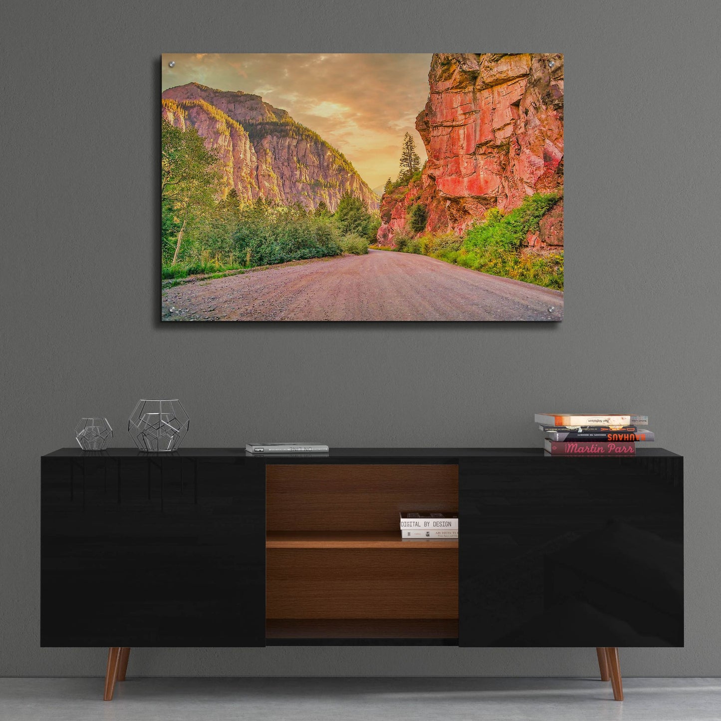 Epic Art 'San Juan Mountain Road' by Mark A Paulda, Acrylic Glass Wall Art,36x24