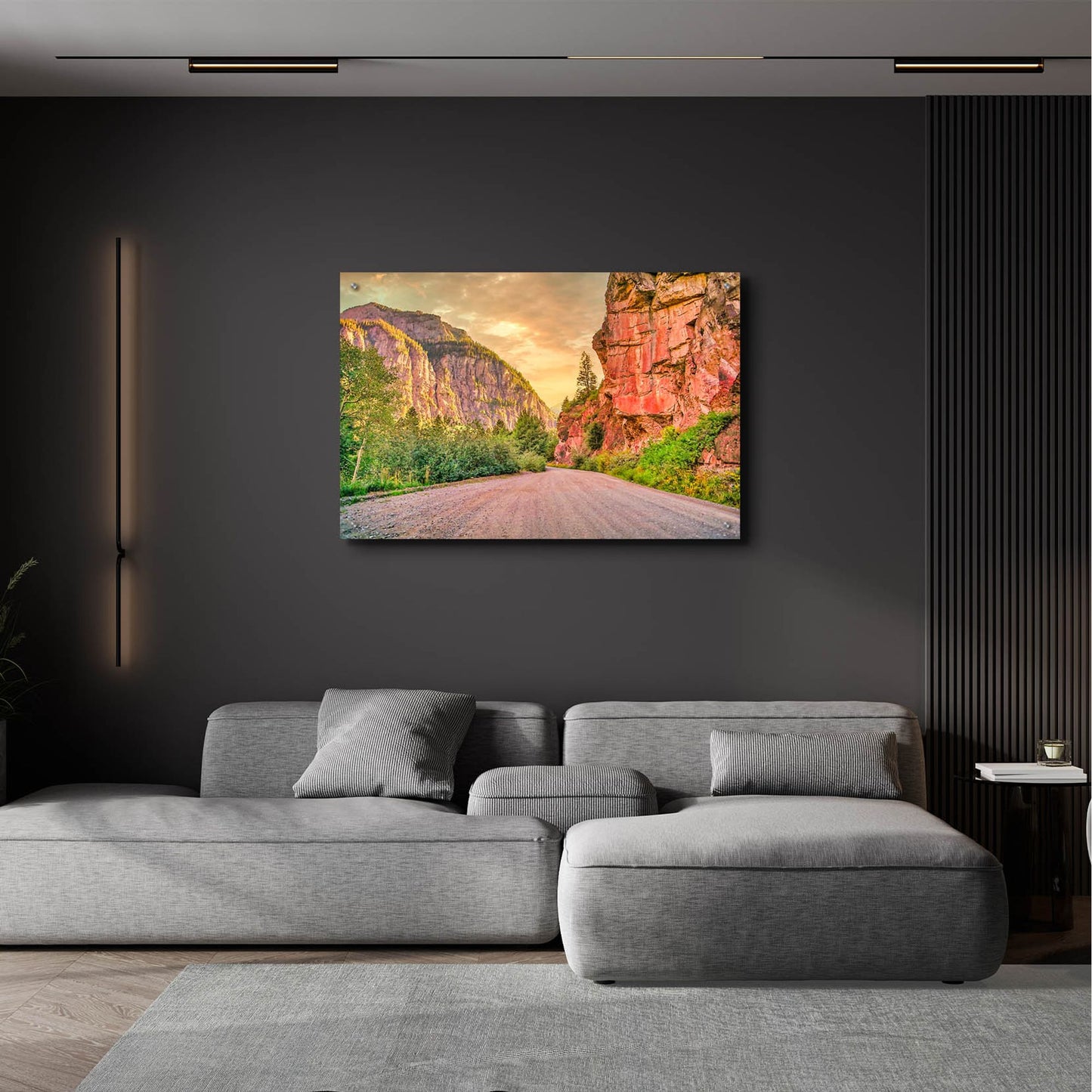 Epic Art 'San Juan Mountain Road' by Mark A Paulda, Acrylic Glass Wall Art,36x24