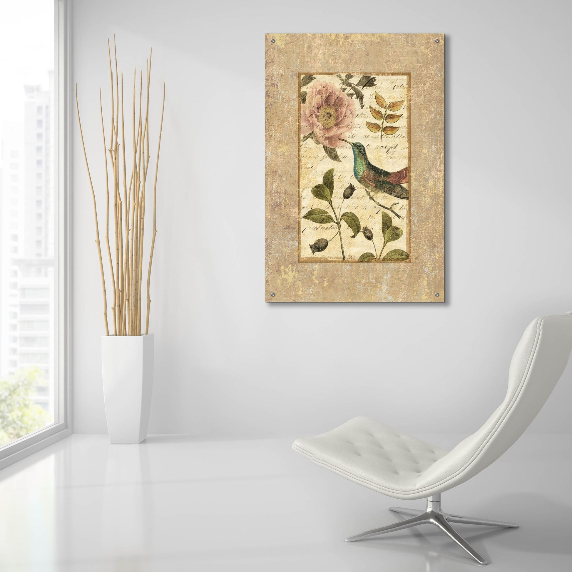 Epic Art 'Collage Naturel I' by NBL Studio, Acrylic Glass Wall Art,24x36