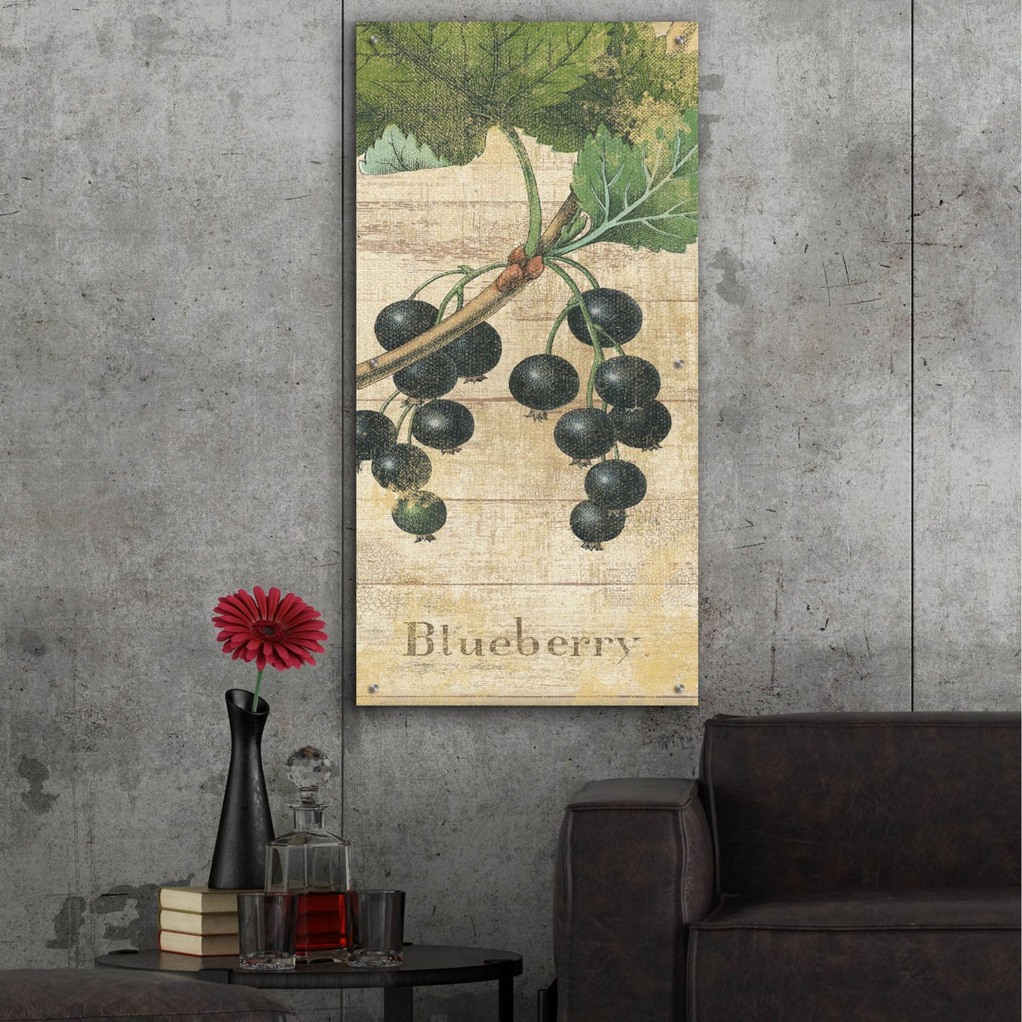 Epic Art 'Country Fruits I' by NBL Studio, Acrylic Glass Wall Art,24x48