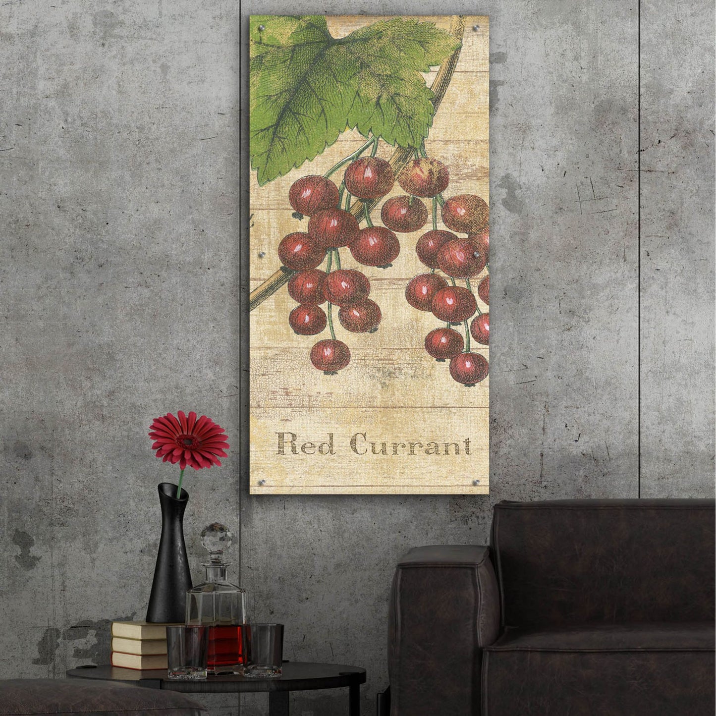 Epic Art 'Country Fruits II' by NBL Studio, Acrylic Glass Wall Art,24x48