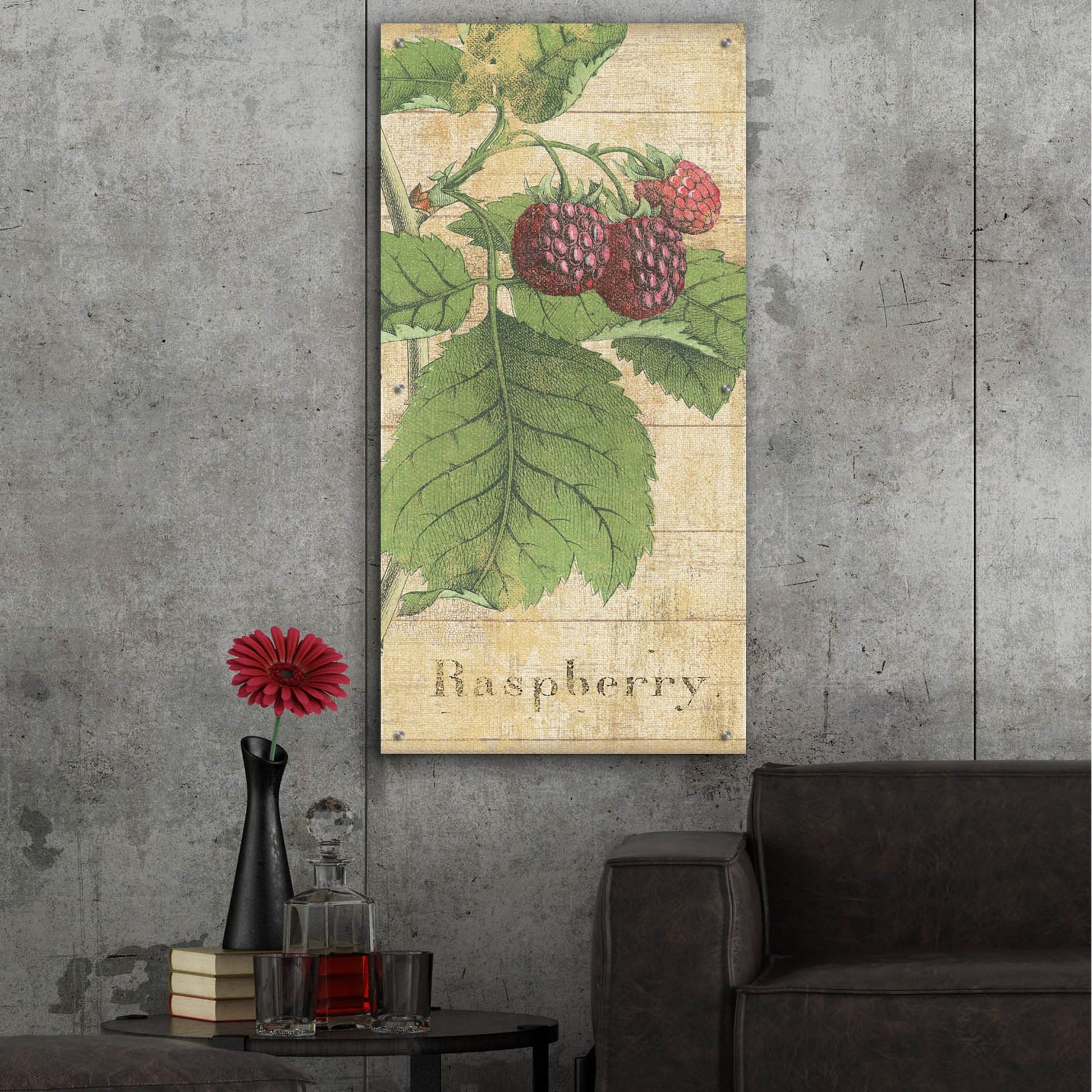 Epic Art 'Country Fruits III' by NBL Studio, Acrylic Glass Wall Art,24x48