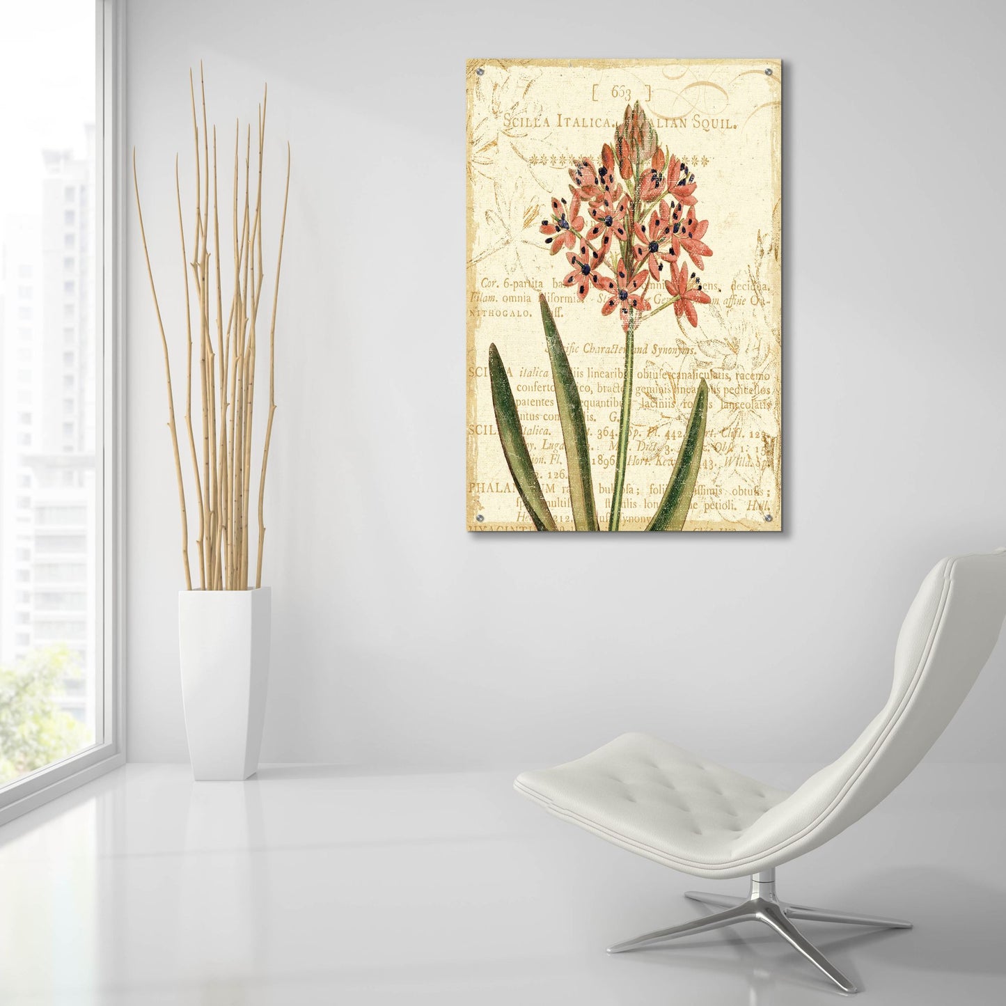 Epic Art 'Floral Studies IV' by NBL Studio, Acrylic Glass Wall Art,24x36