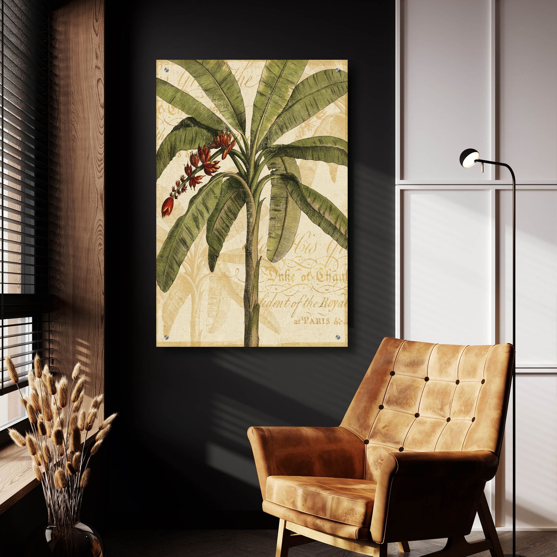 Epic Art 'Royal Palm I' by NBL Studio, Acrylic Glass Wall Art,24x36